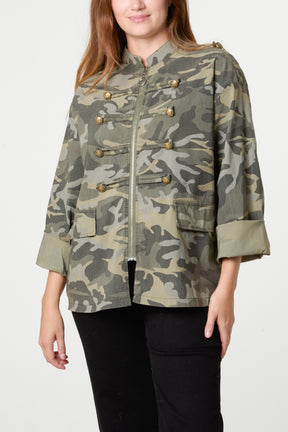 Military Band Camouflage Jacket