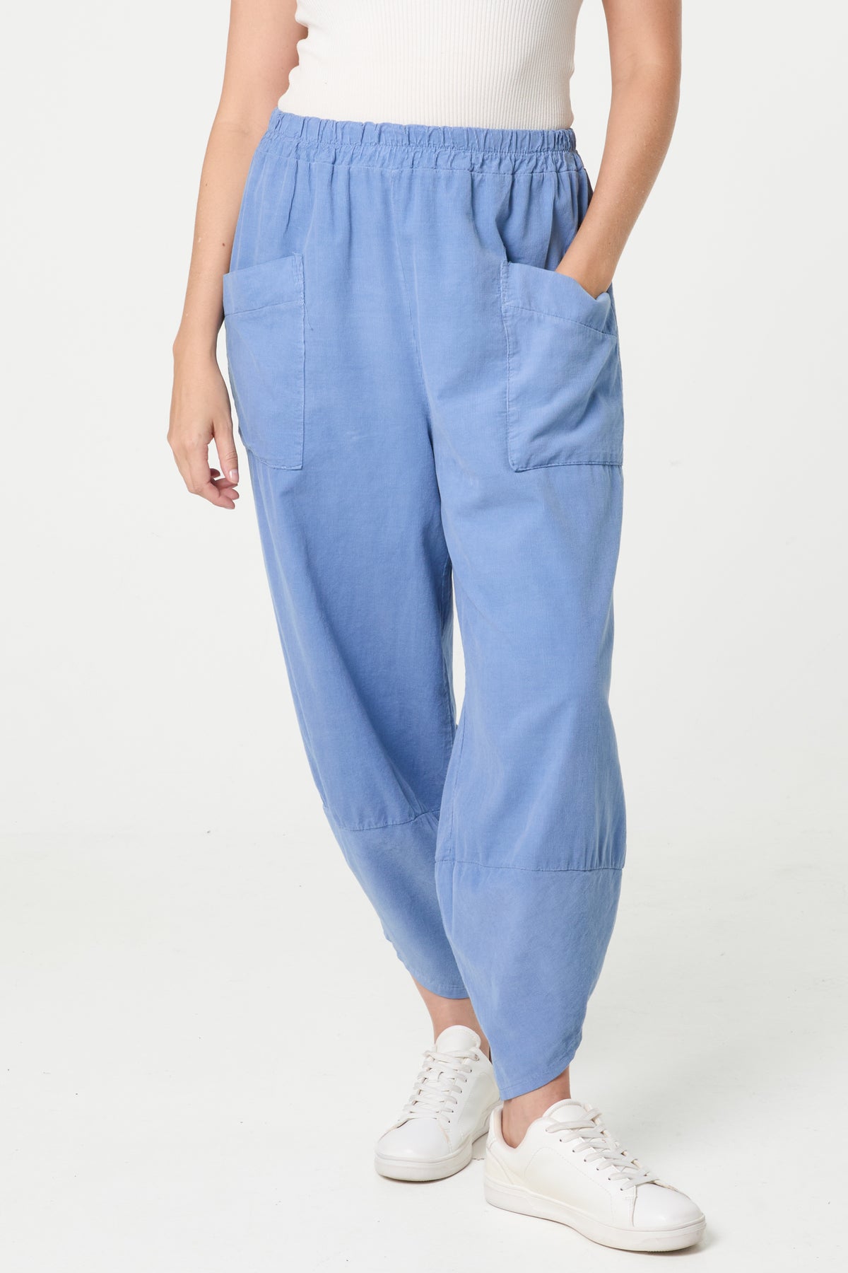 Pure Cotton Corduroy Trousers