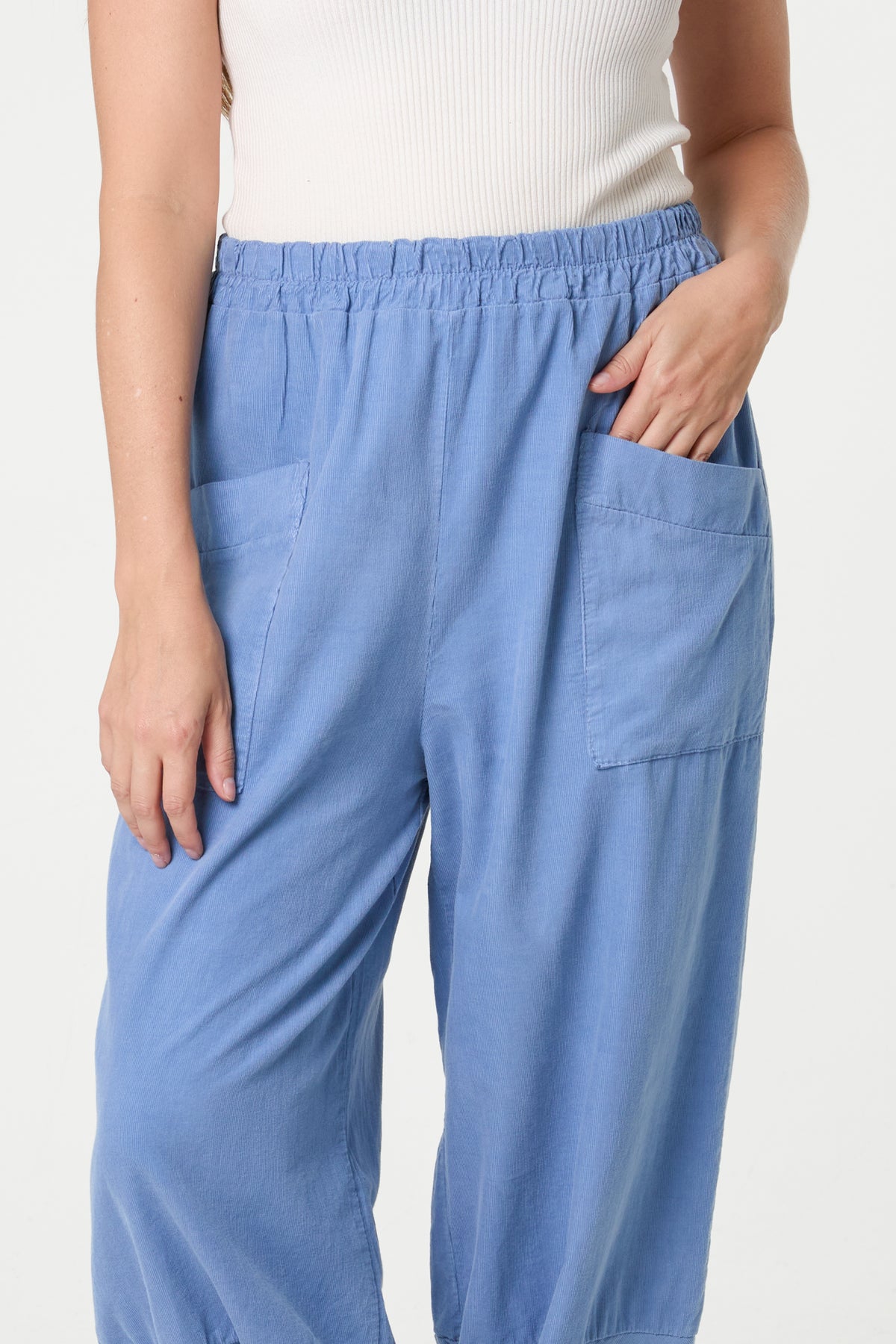 Pure Cotton Corduroy Trousers