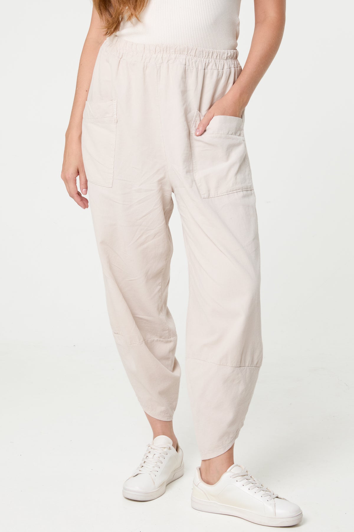 Pure Cotton Corduroy Trousers