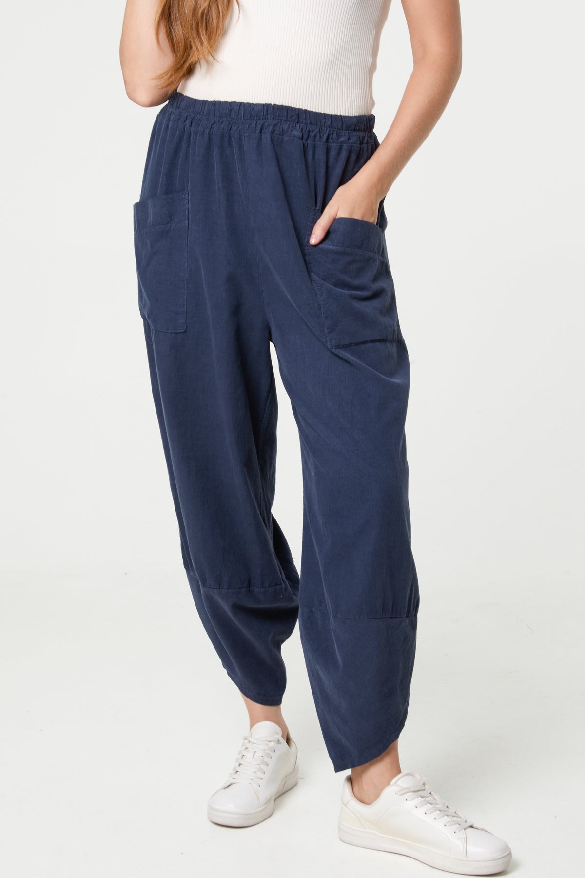 Pure Cotton Corduroy Trousers