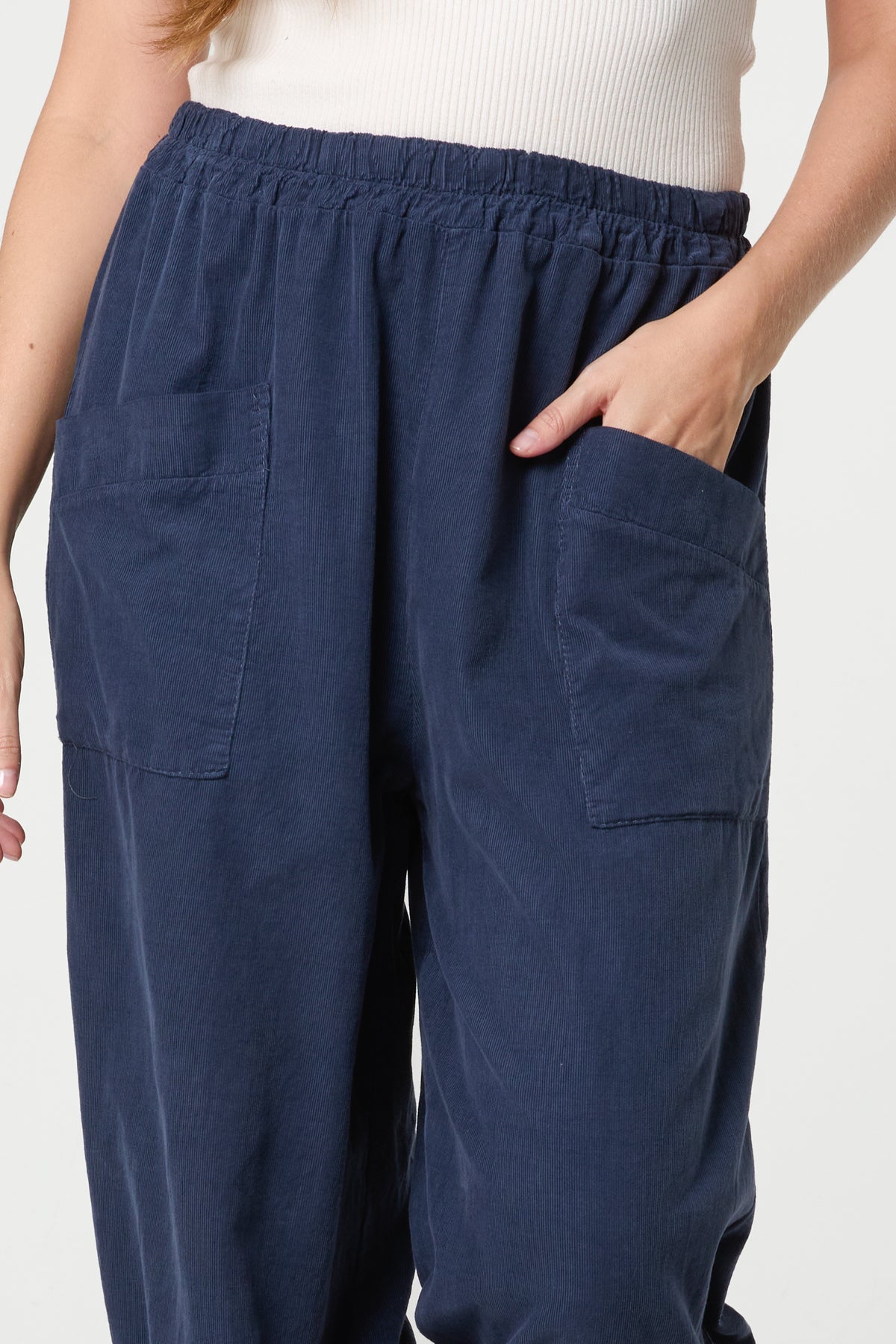 Pure Cotton Corduroy Trousers