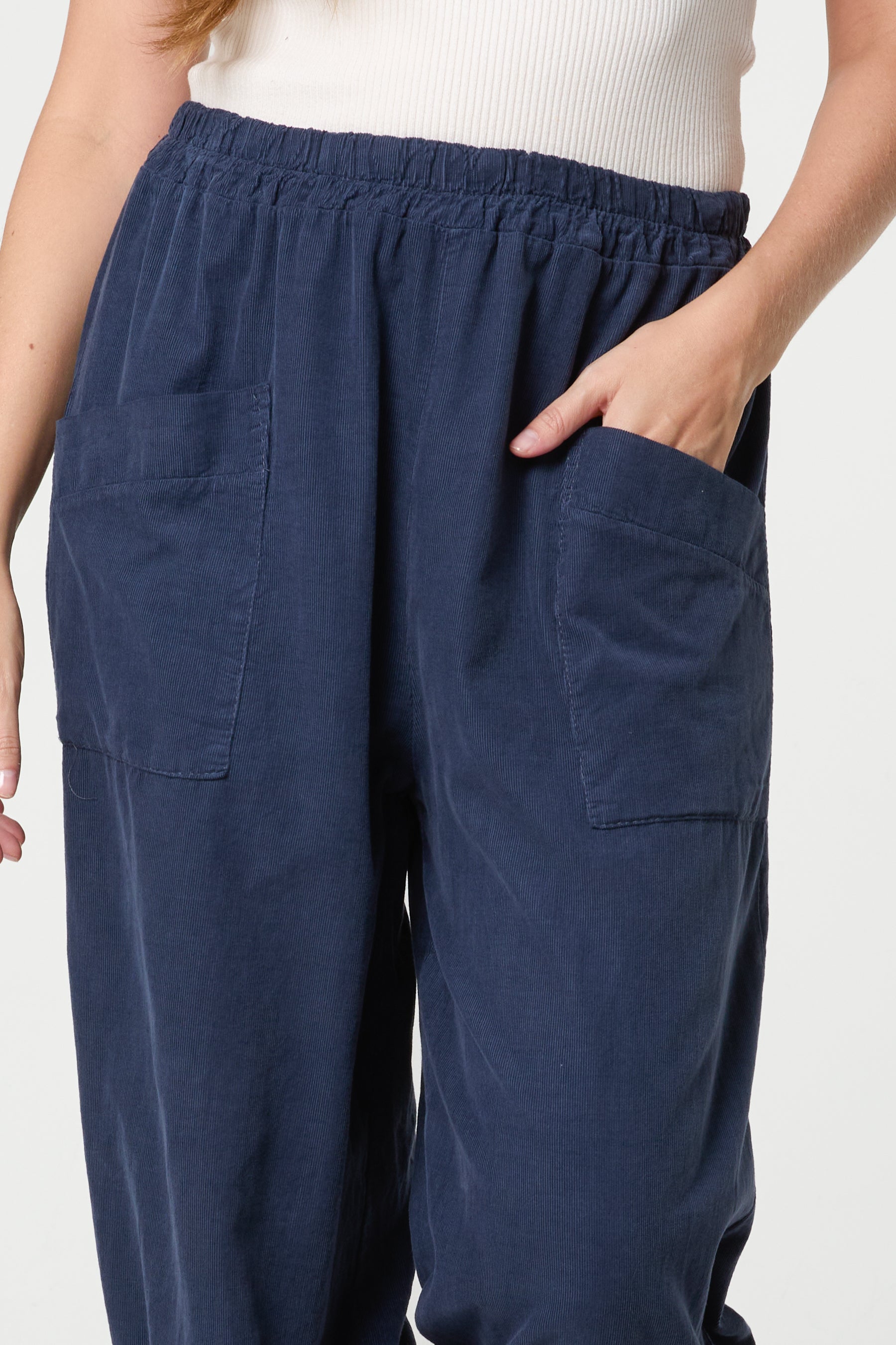 Pure Cotton Corduroy Trousers
