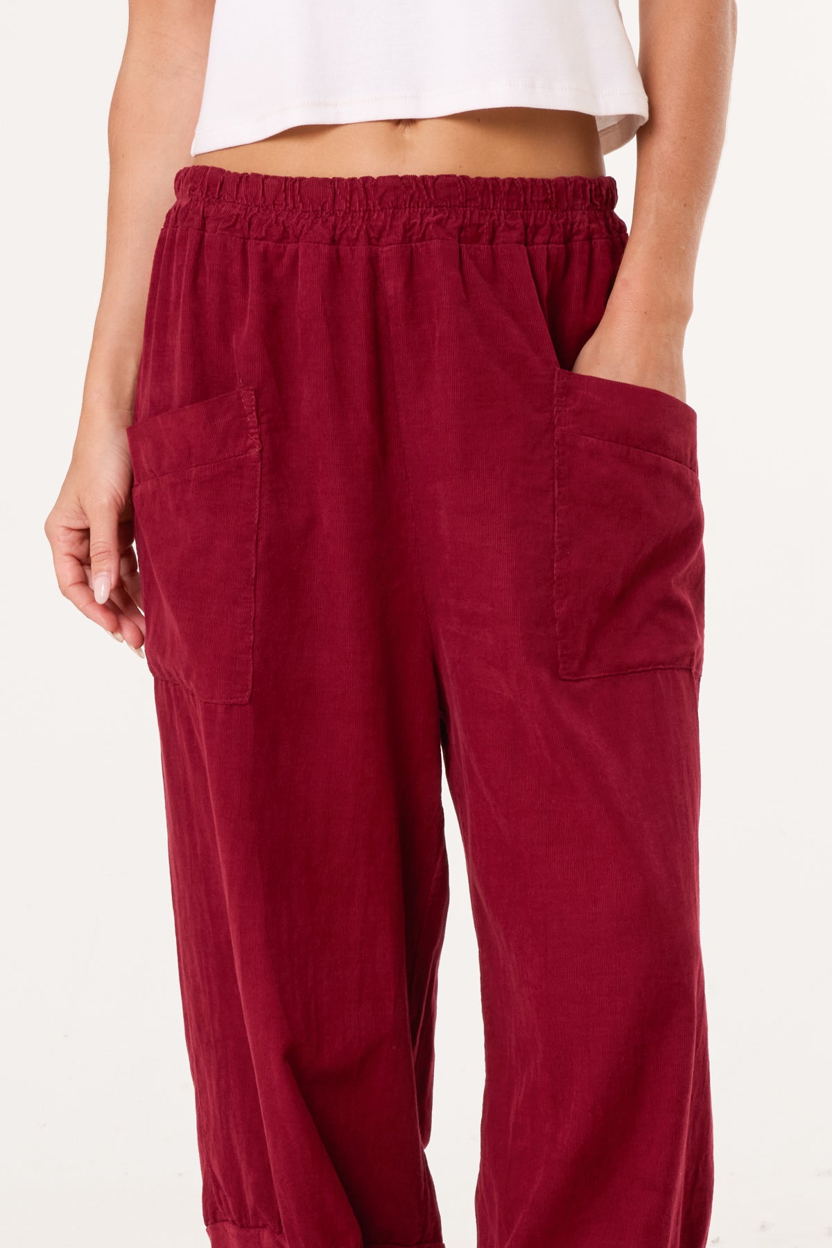 Pure Cotton Corduroy Trousers