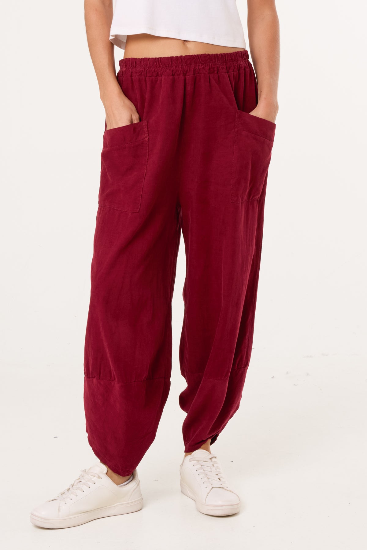Pure Cotton Corduroy Trousers