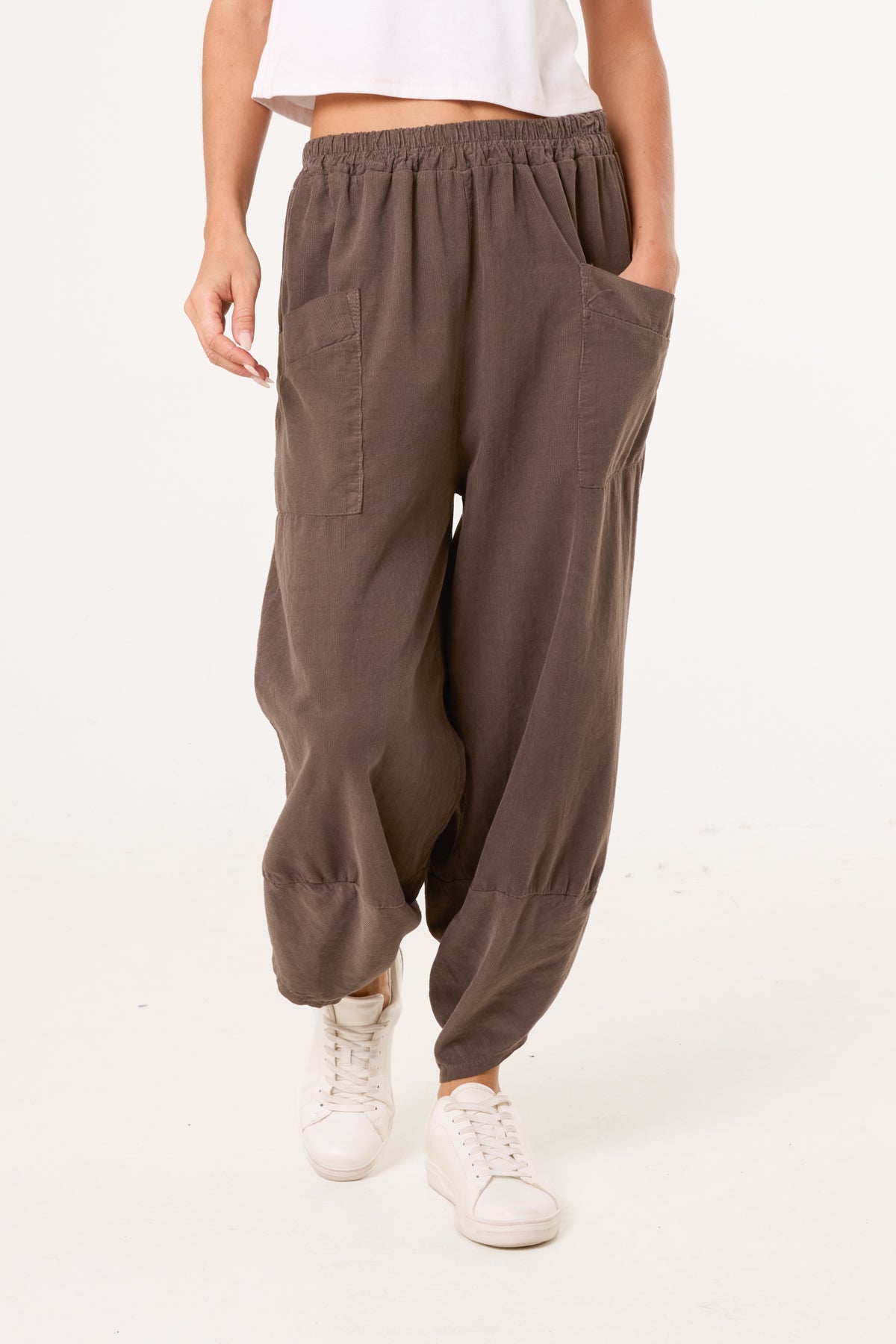Pure Cotton Corduroy Trousers