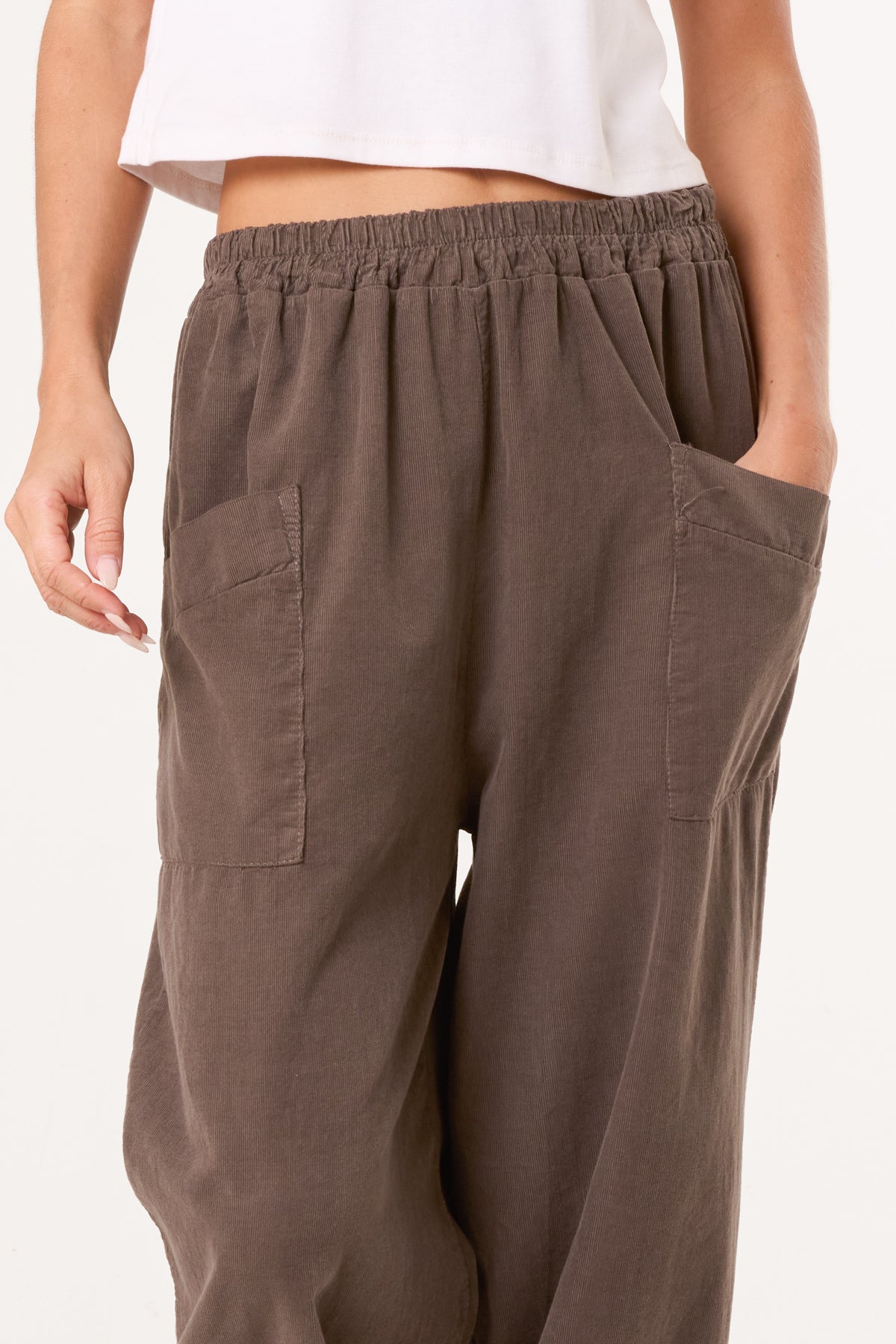 Pure Cotton Corduroy Trousers