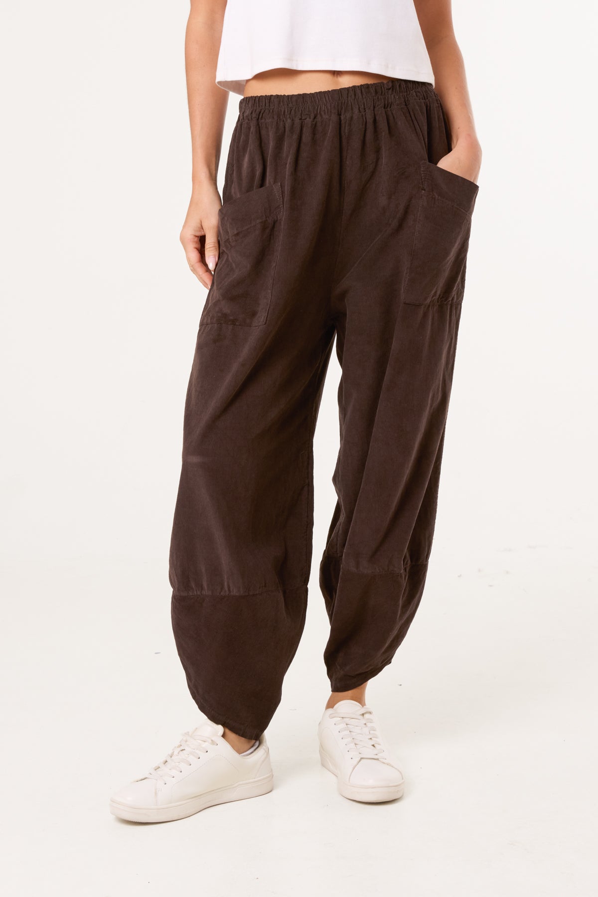 Pure Cotton Corduroy Trousers