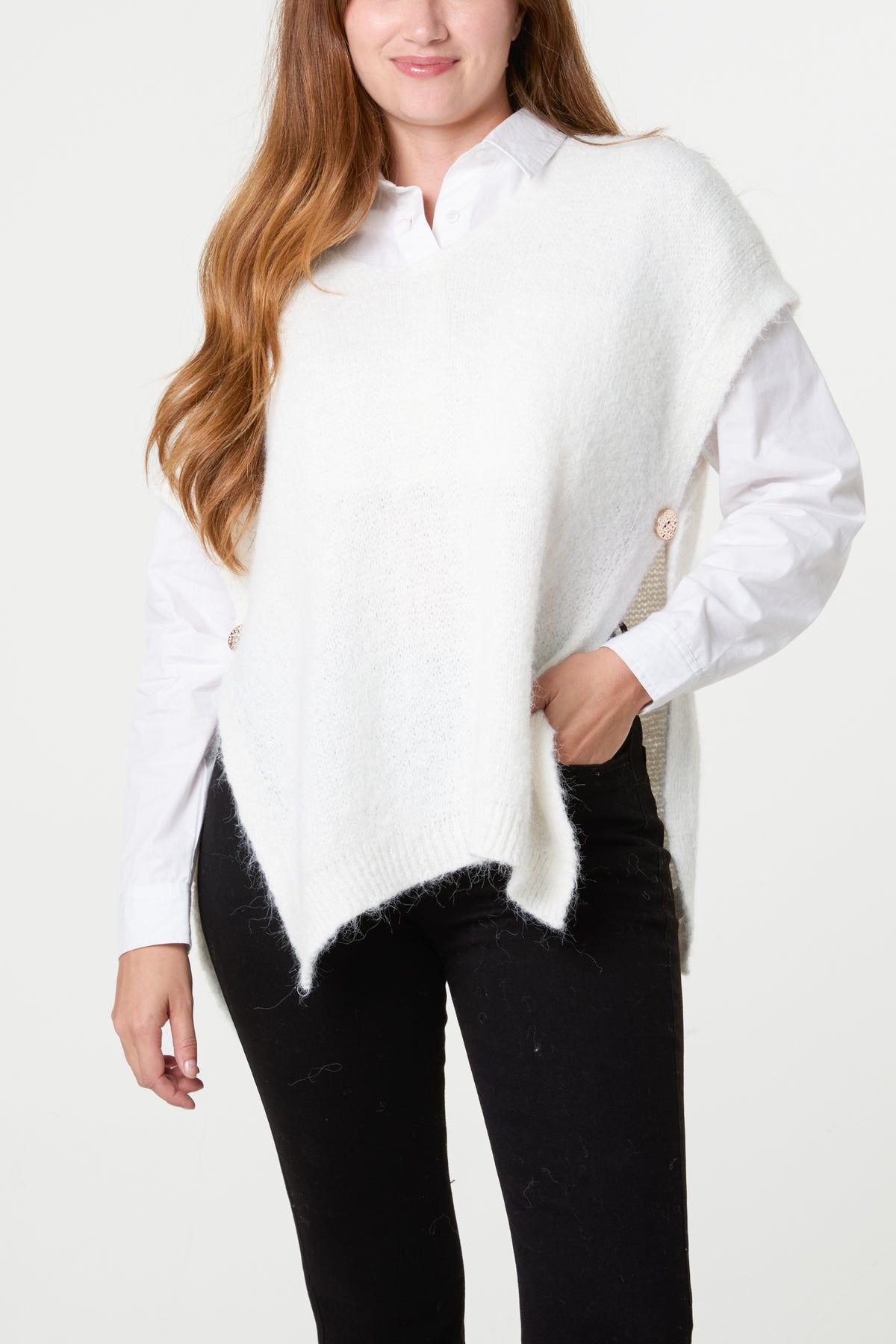 Essential V-Neck Knit Jumper