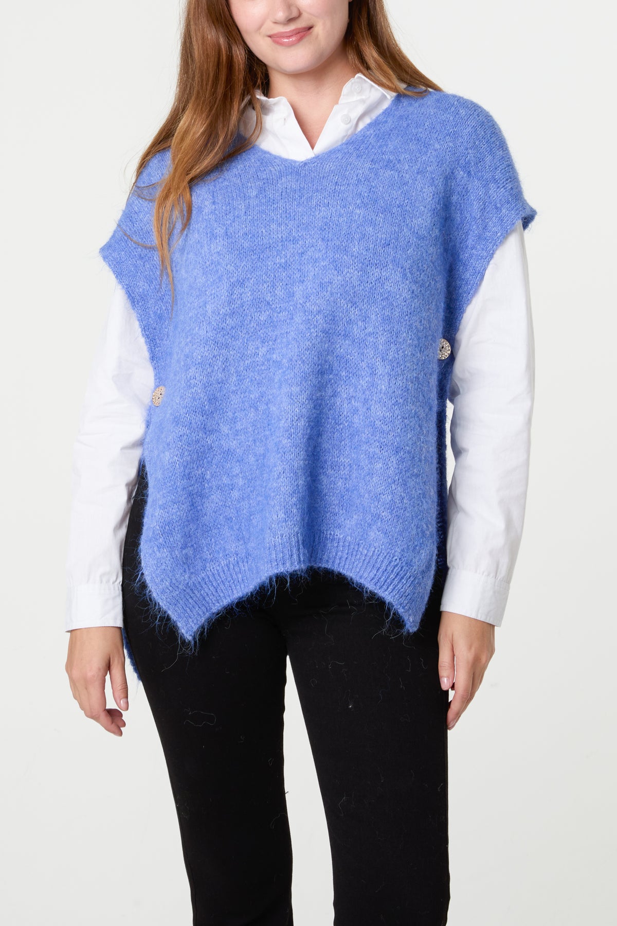 Essential V-Neck Knit Jumper