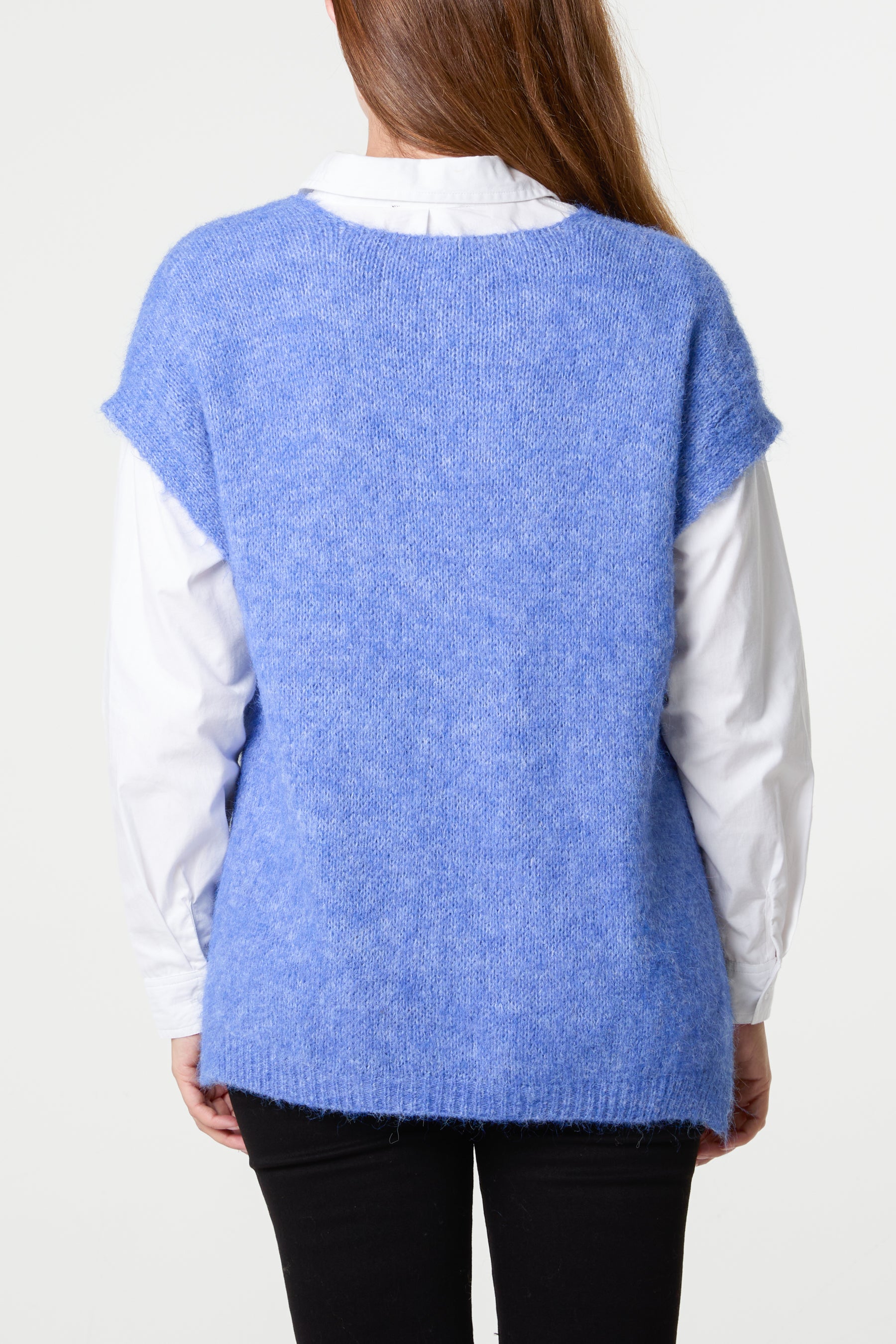 Essential V-Neck Knit Jumper