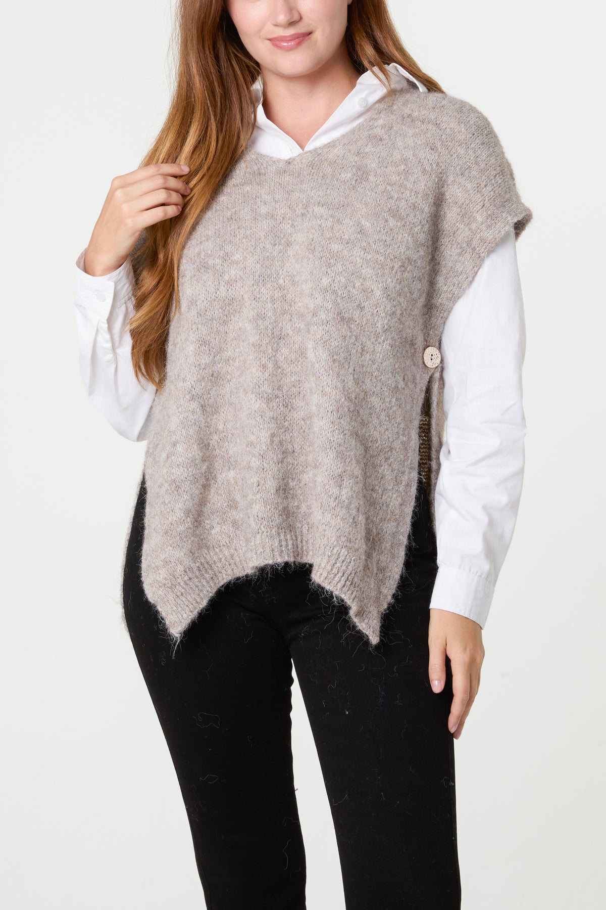 Essential V-Neck Knit Jumper