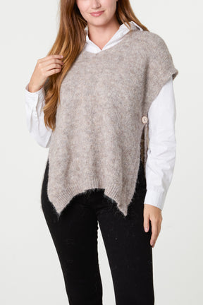 Essential V-Neck Knit Jumper