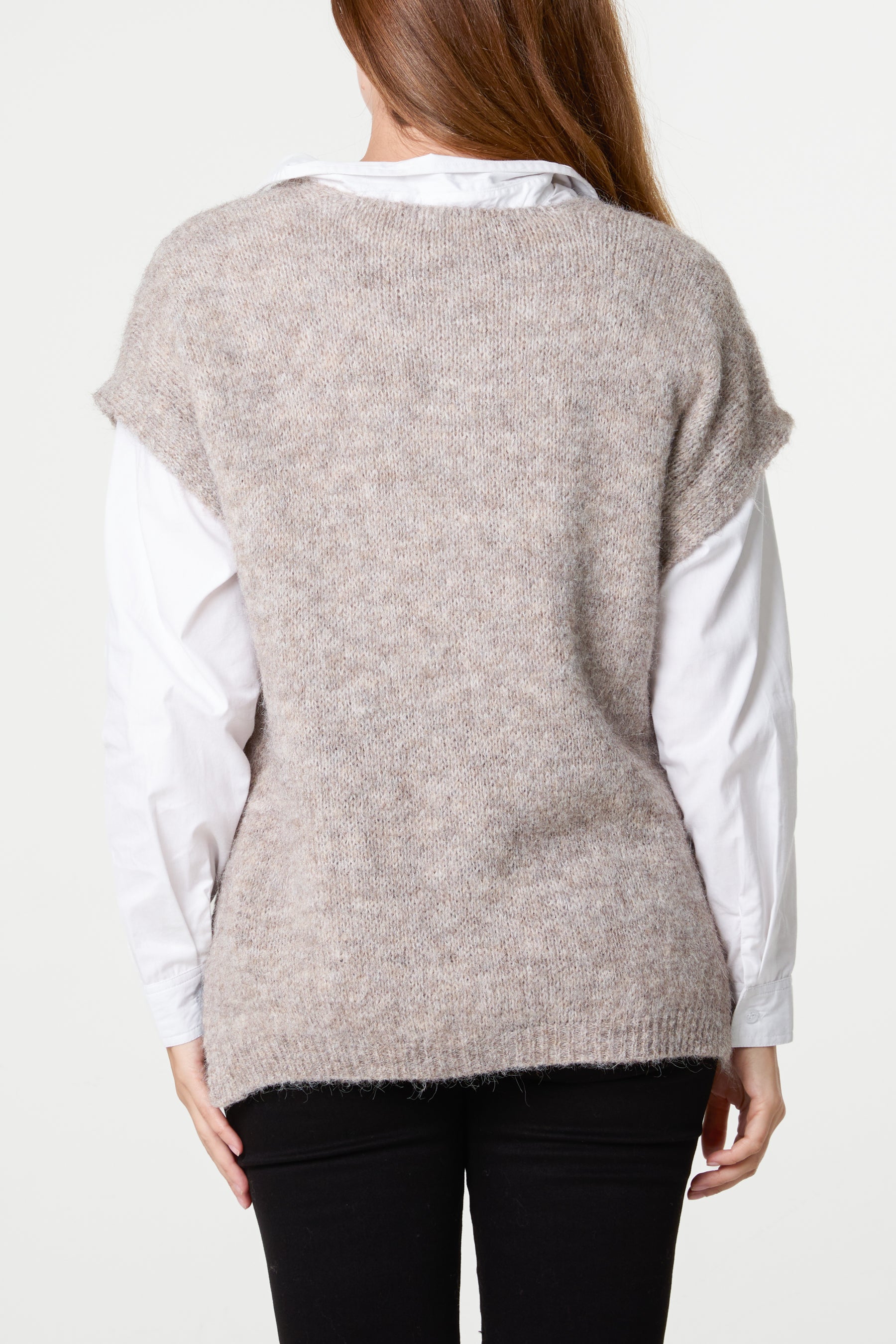 Essential V-Neck Knit Jumper