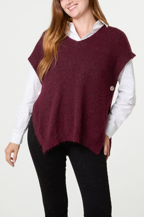 Essential V-Neck Knit Jumper