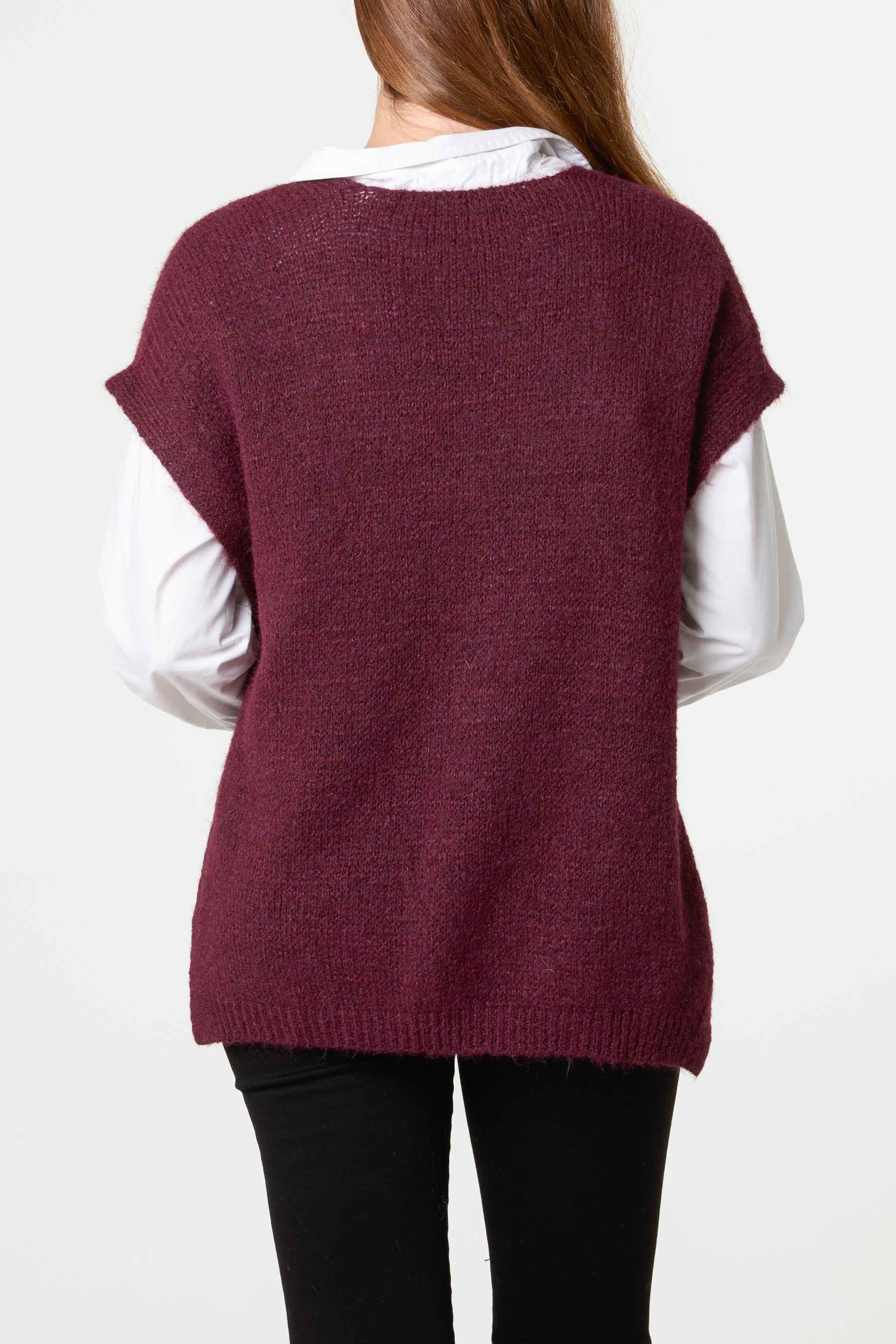 Essential V-Neck Knit Jumper