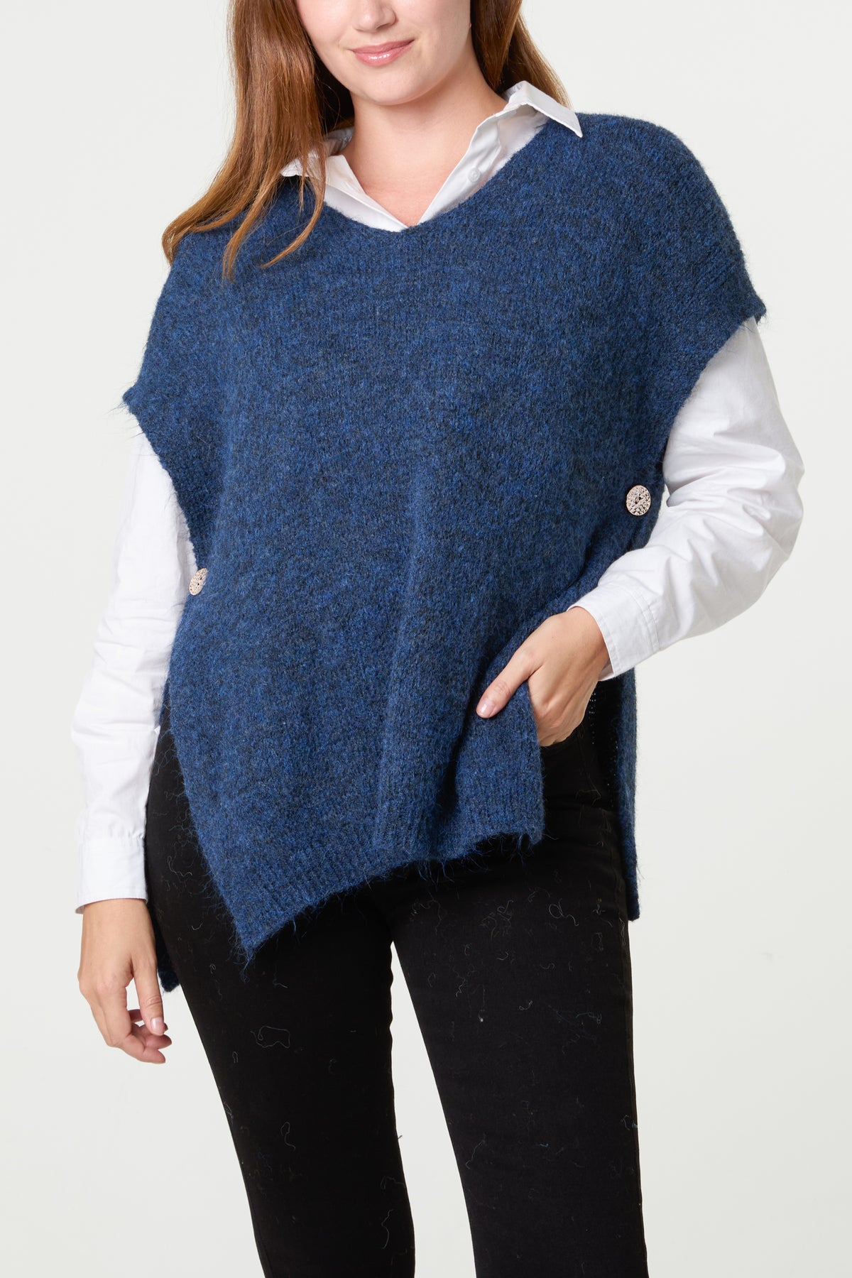 Essential V-Neck Knit Jumper