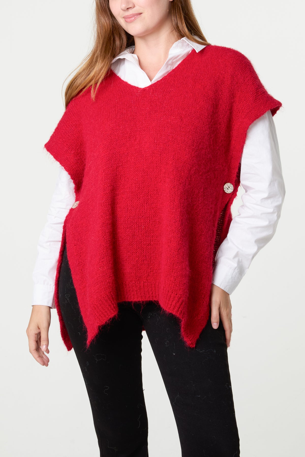Essential V-Neck Knit Jumper