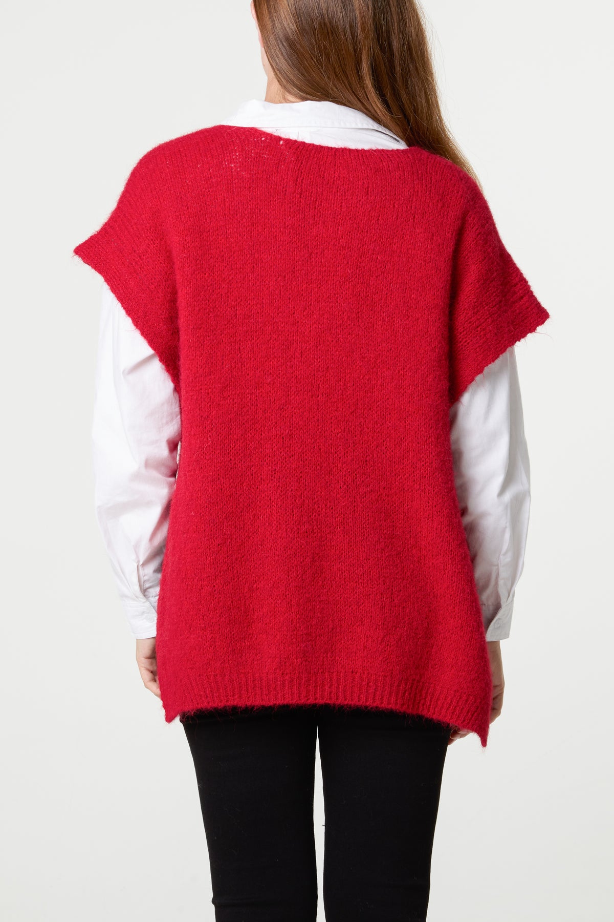 Essential V-Neck Knit Jumper