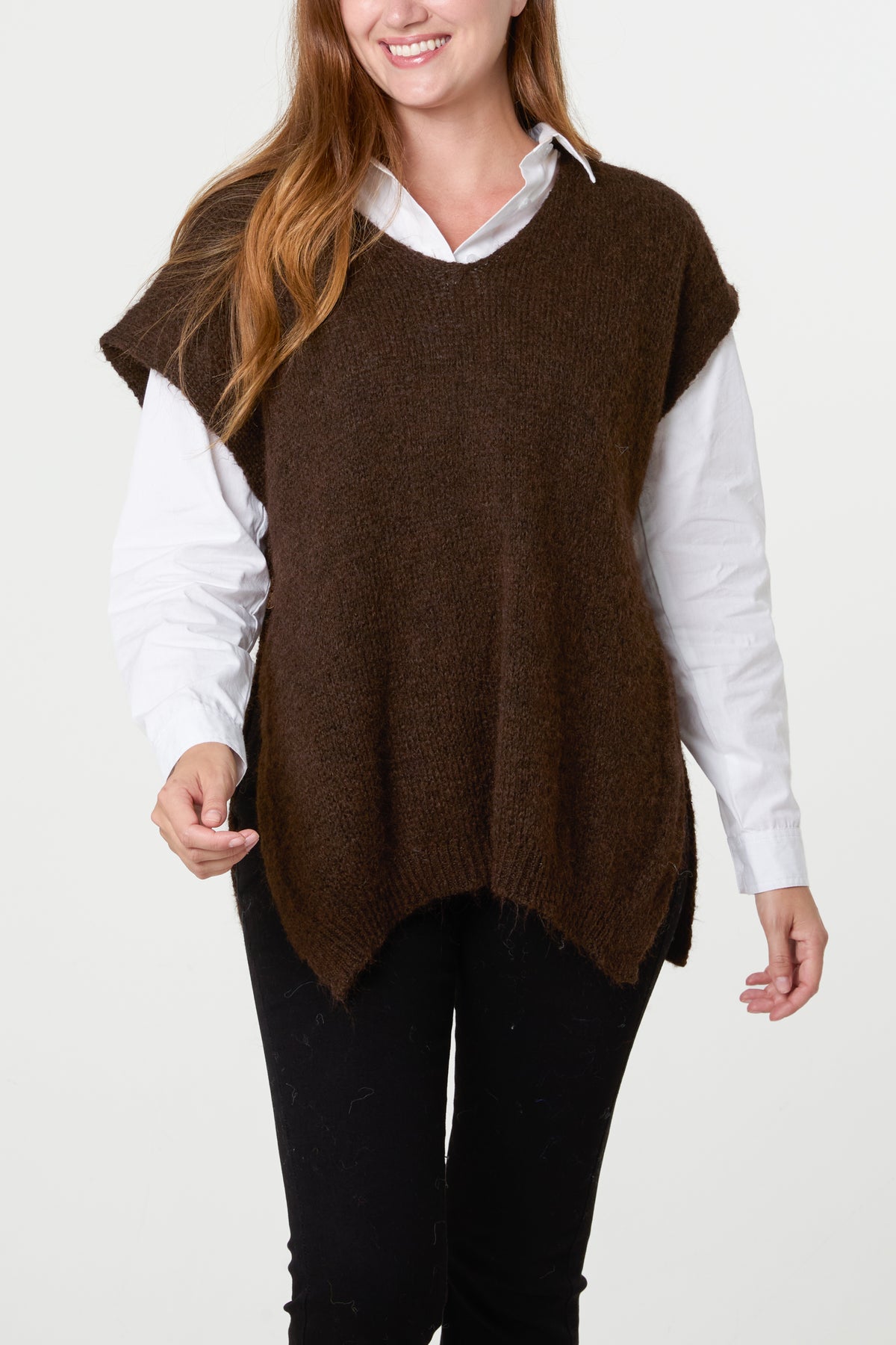 Essential V-Neck Knit Jumper