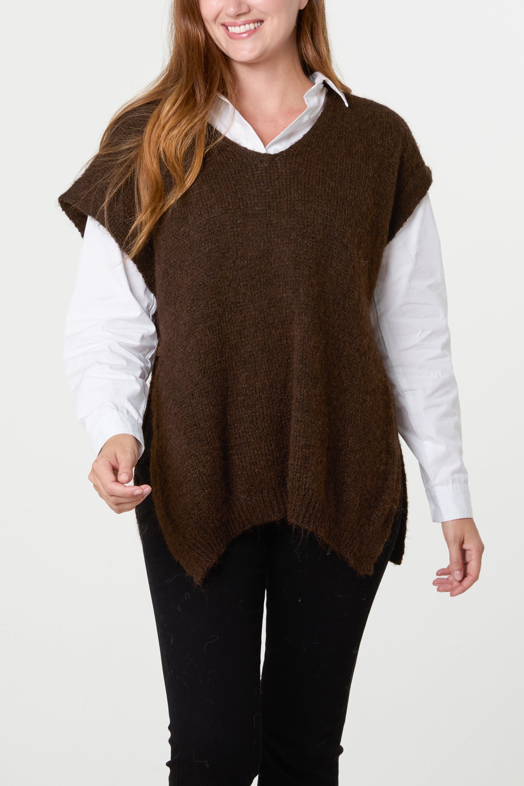 Essential V-Neck Knit Jumper