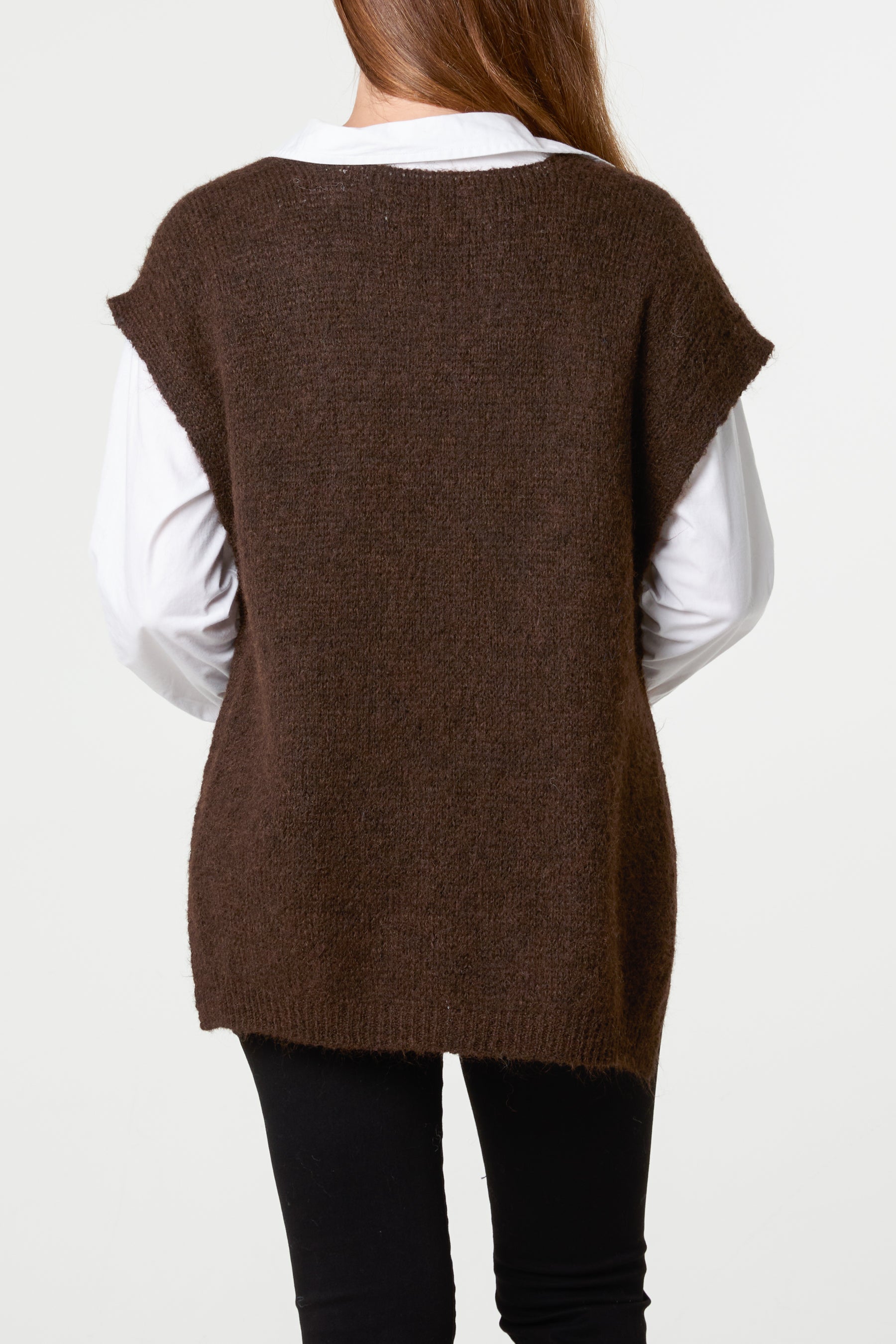 Essential V-Neck Knit Jumper