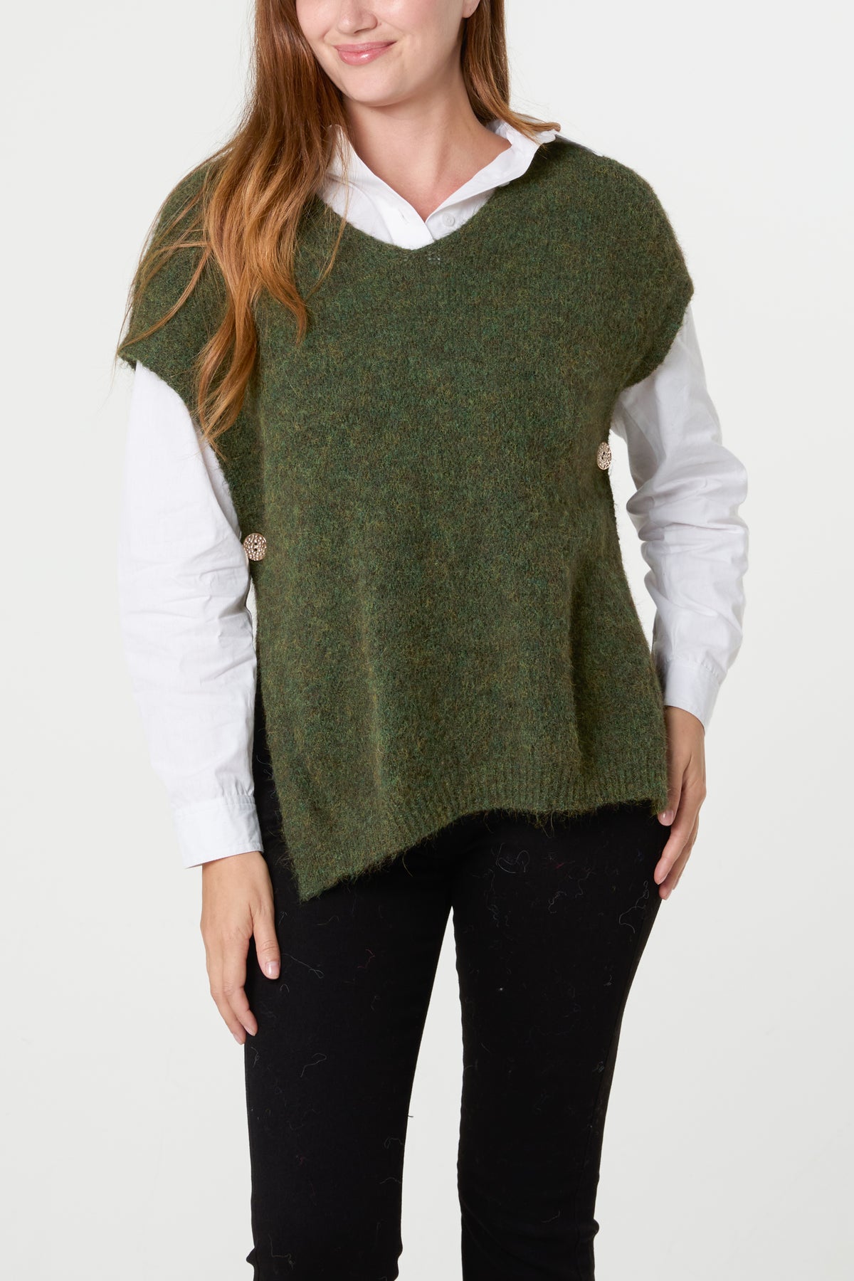 Essential V-Neck Knit Jumper