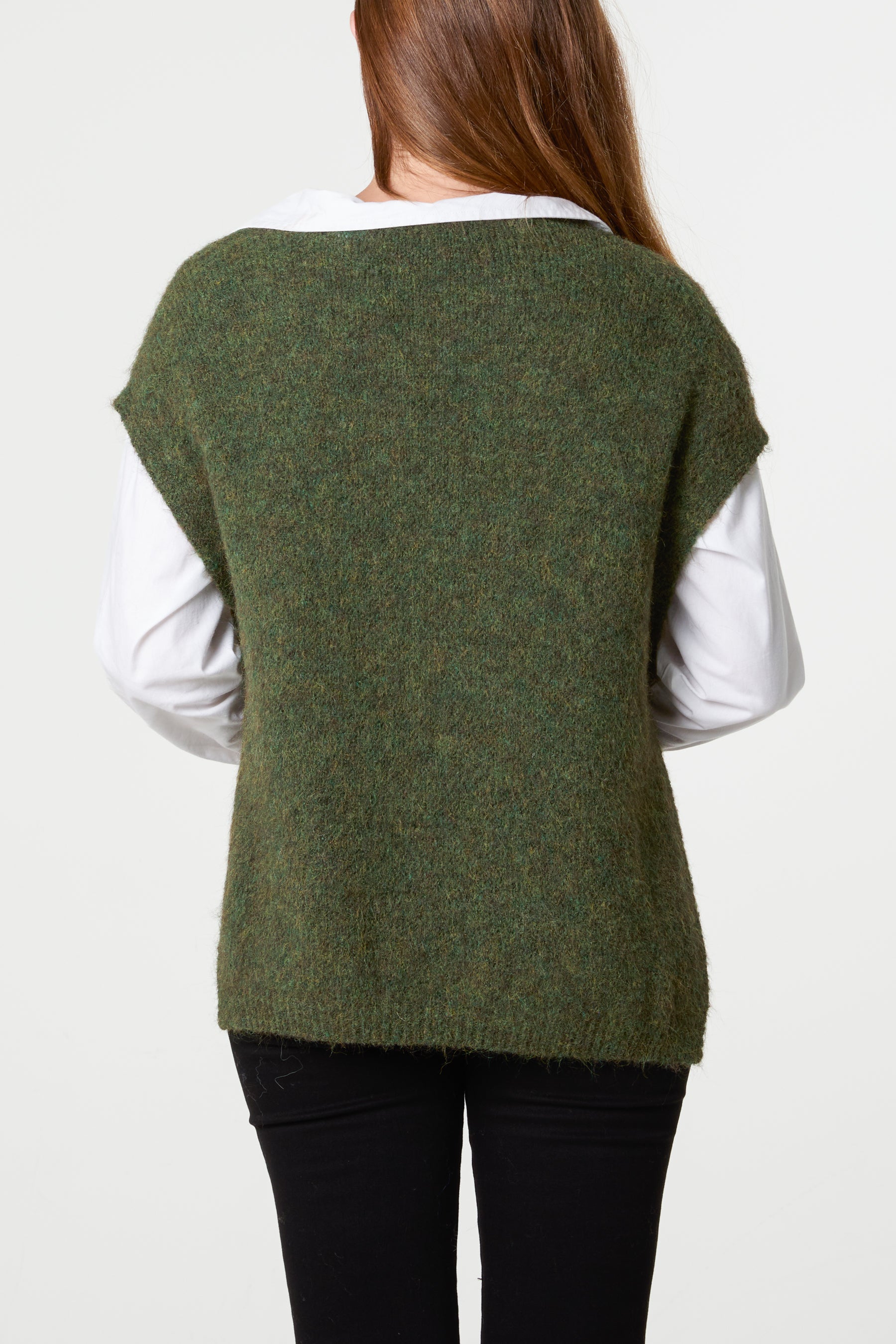 Essential V-Neck Knit Jumper