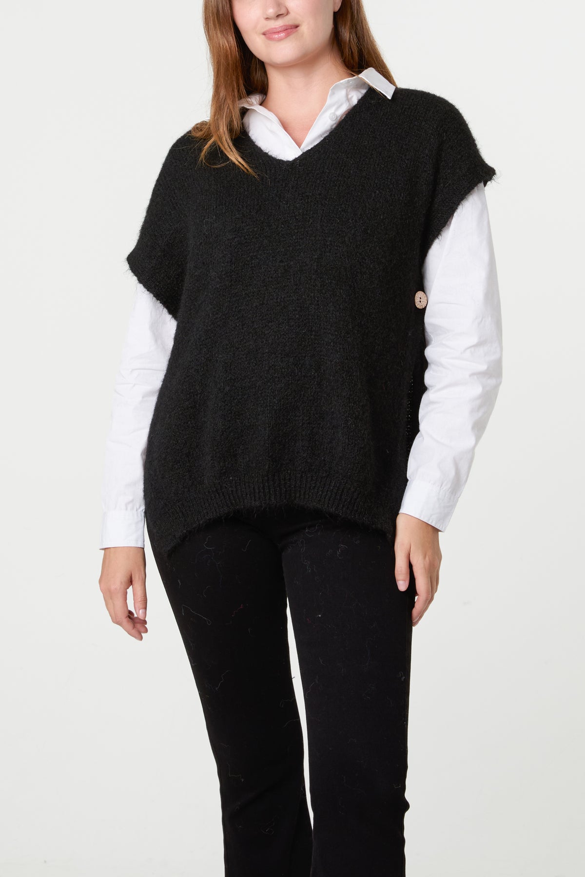 Essential V-Neck Knit Jumper