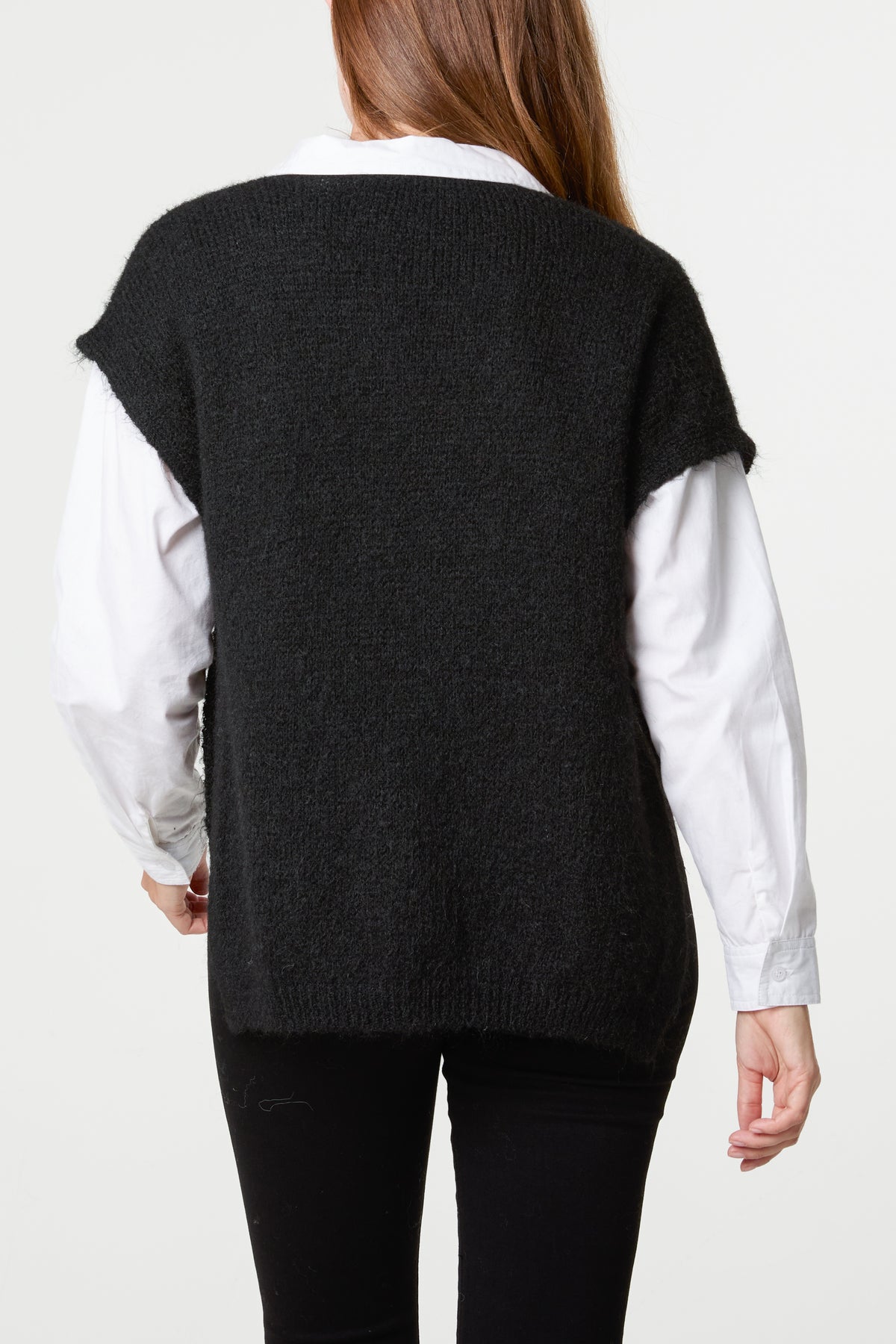 Essential V-Neck Knit Jumper