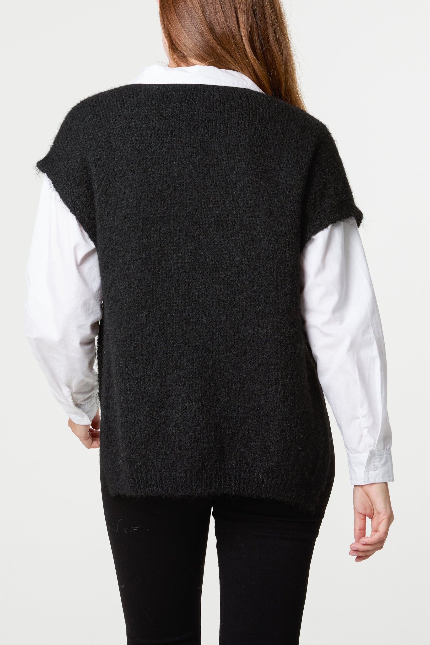 Essential V-Neck Knit Jumper