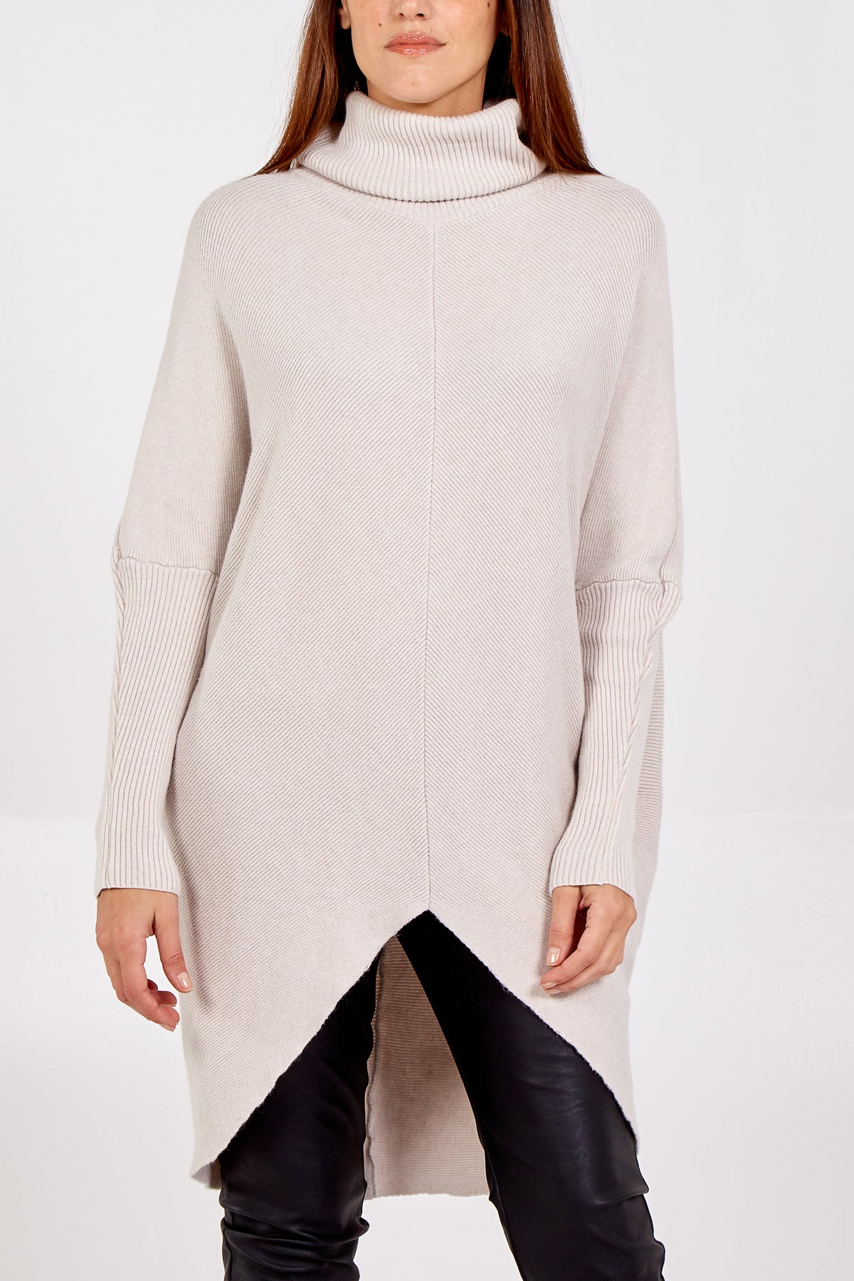 Roll Neck Jumper Dress