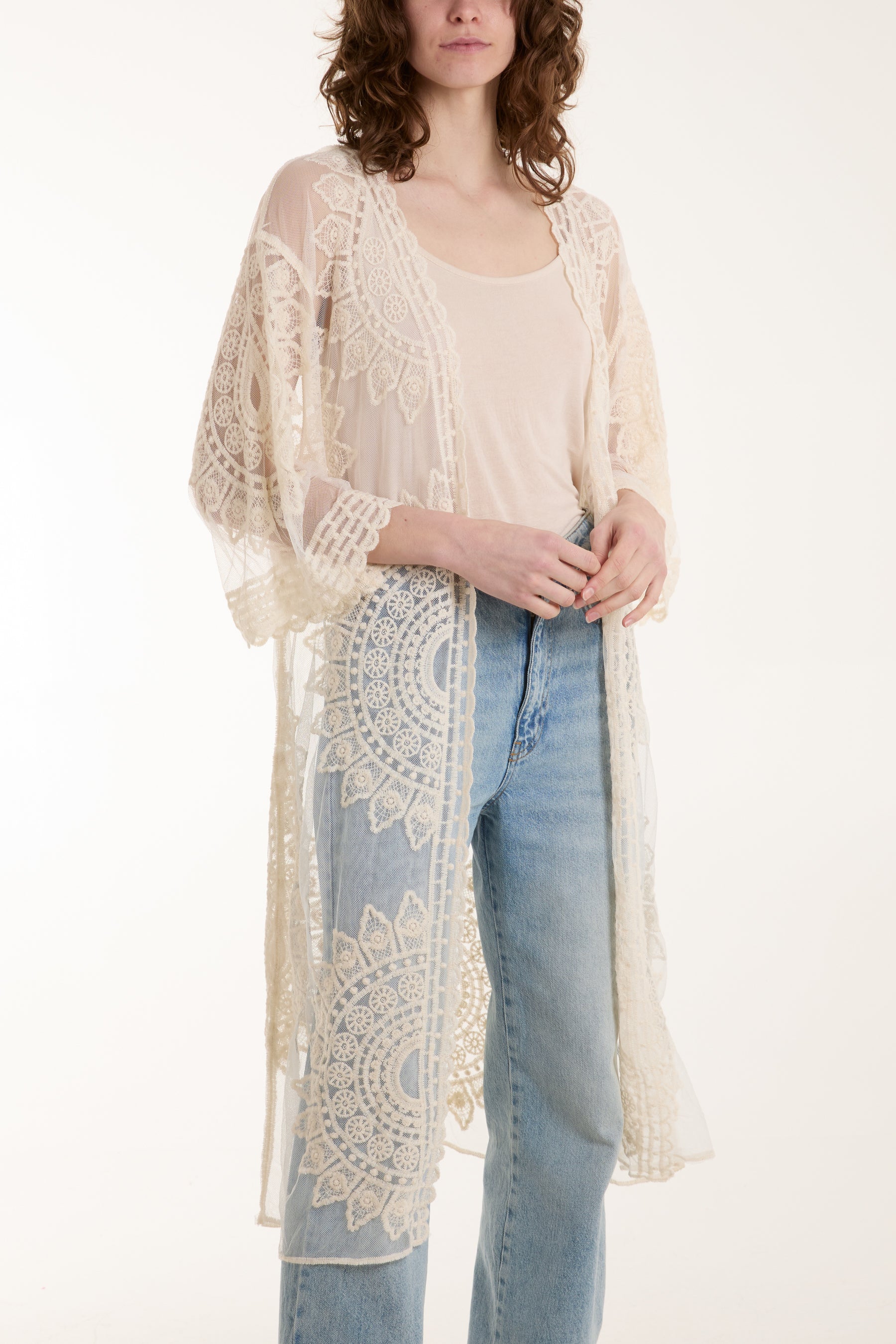 Mandala Lace Kimono