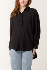 High Low Long-Sleeve Shirt