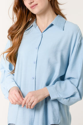 High Low Long-Sleeve Shirt
