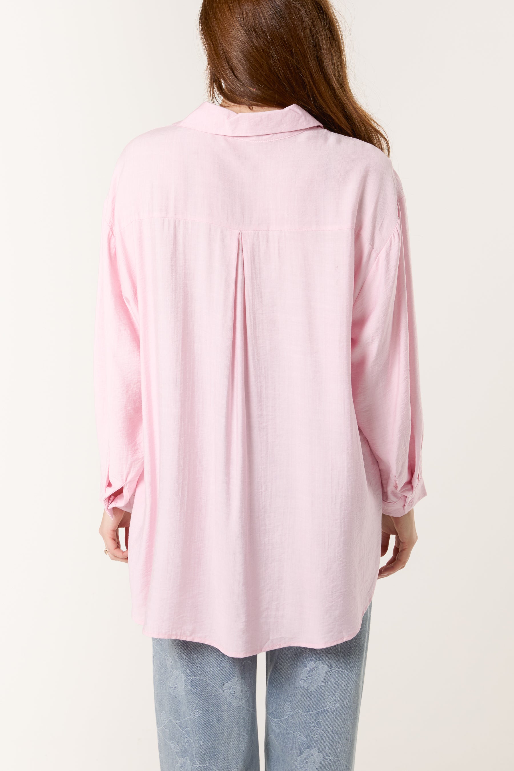 High Low Long-Sleeve Shirt