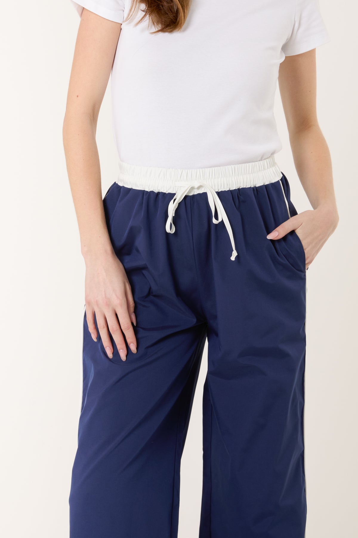 Elasticated Side Stripe Tracksuit Bottoms