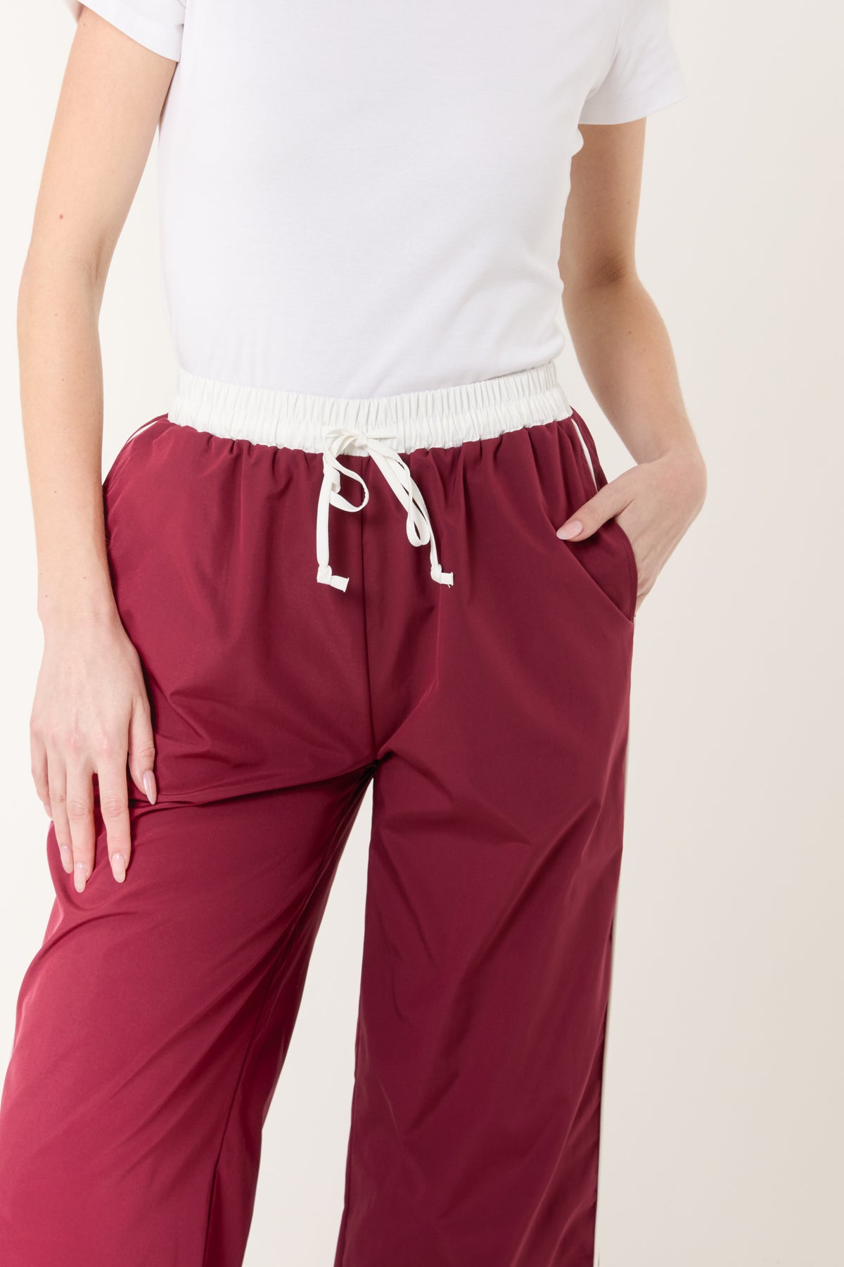 Elasticated Side Stripe Tracksuit Bottoms