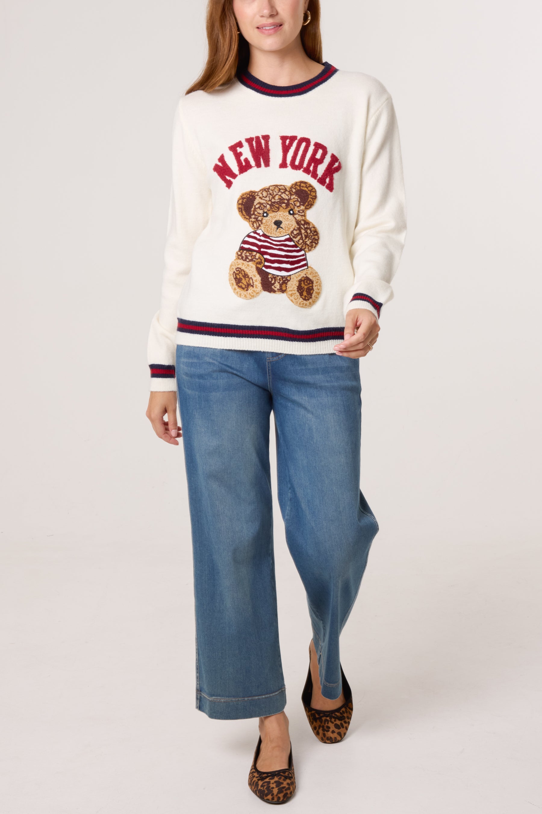 New York Teddy Bear Knit Jumper