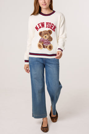 New York Teddy Bear Knit Jumper