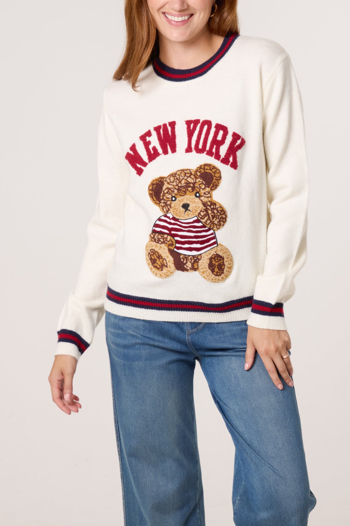 New York Teddy Bear Knit Jumper