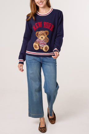 New York Teddy Bear Knit Jumper