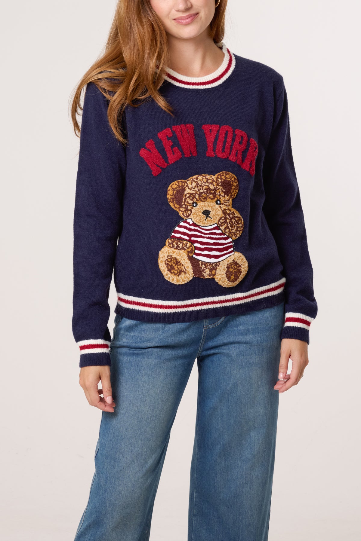 New York Teddy Bear Knit Jumper