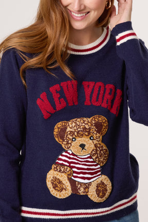 New York Teddy Bear Knit Jumper