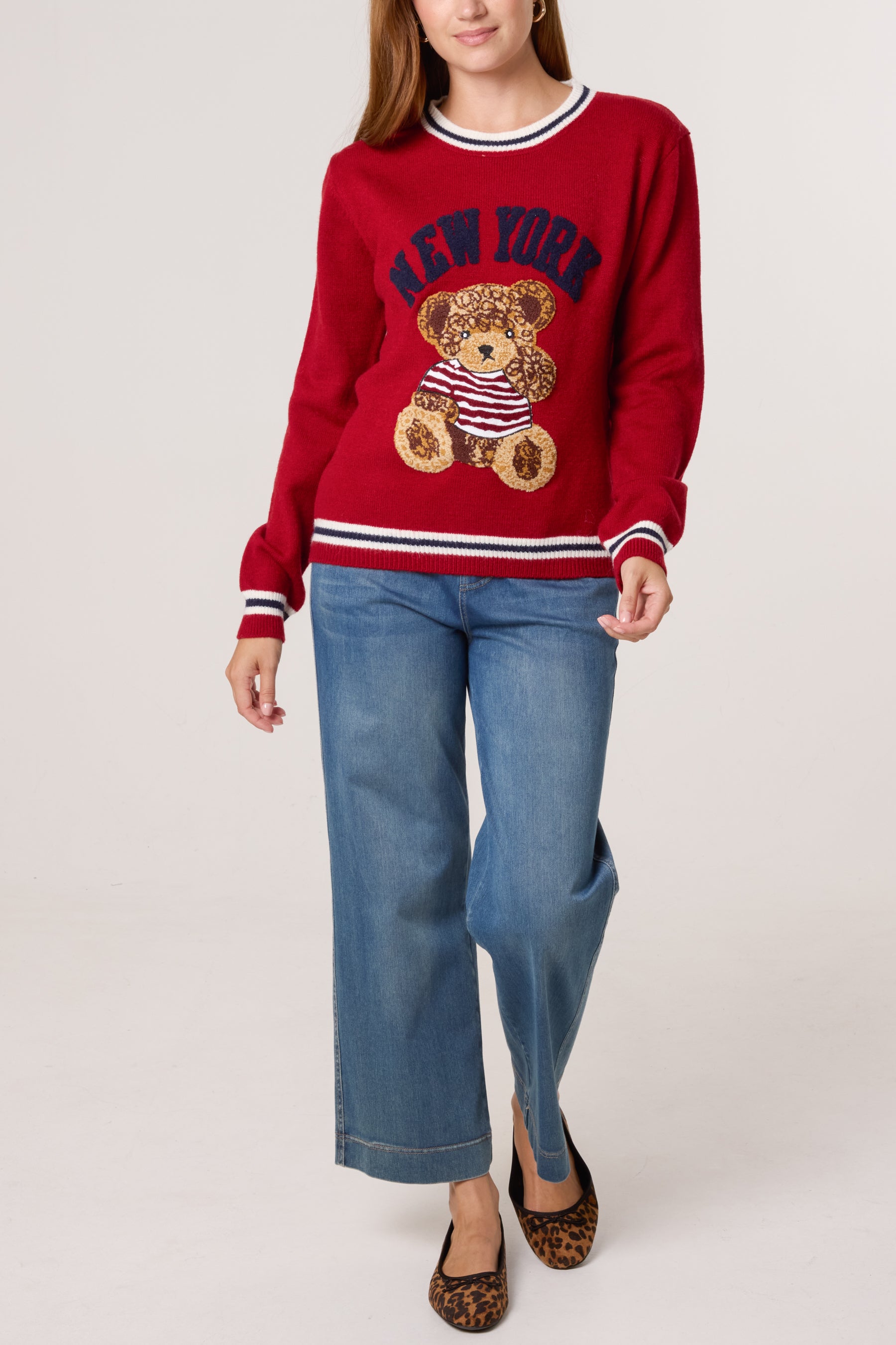 New York Teddy Bear Knit Jumper