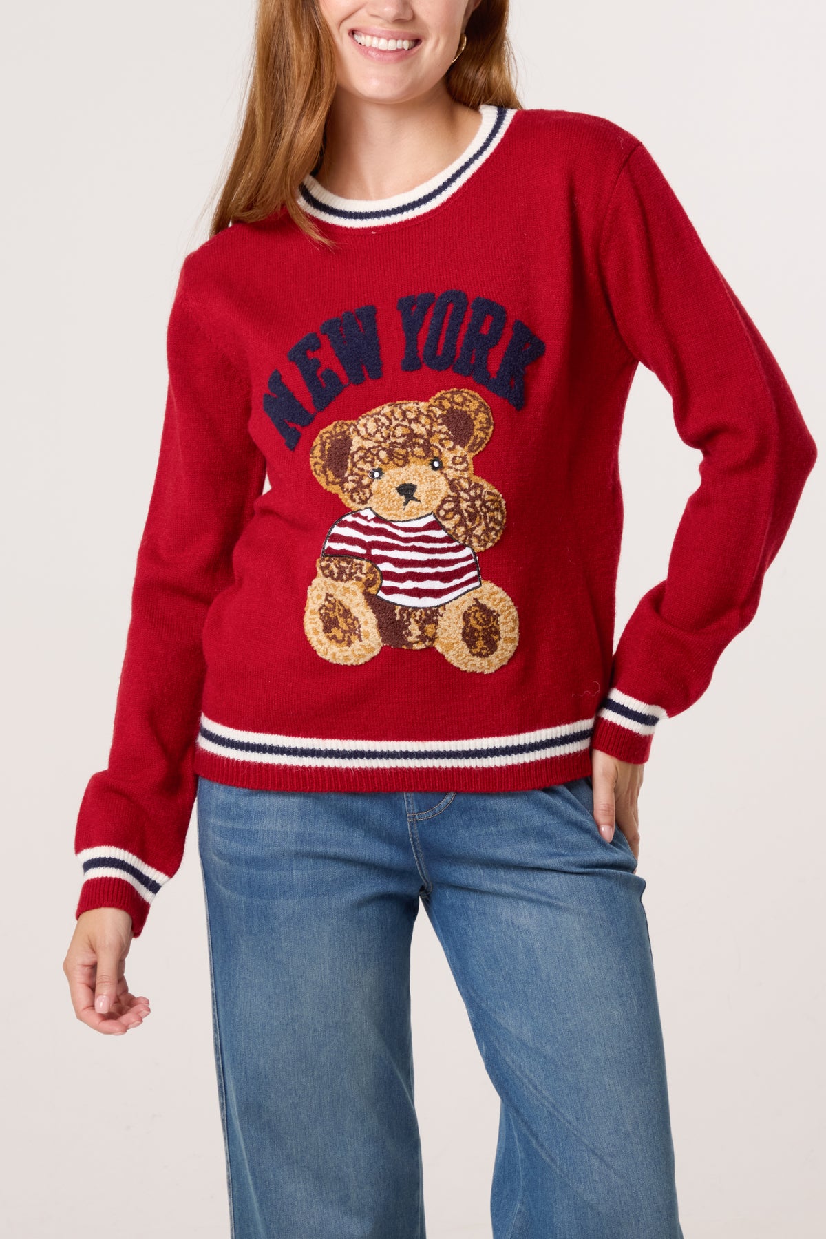 New York Teddy Bear Knit Jumper