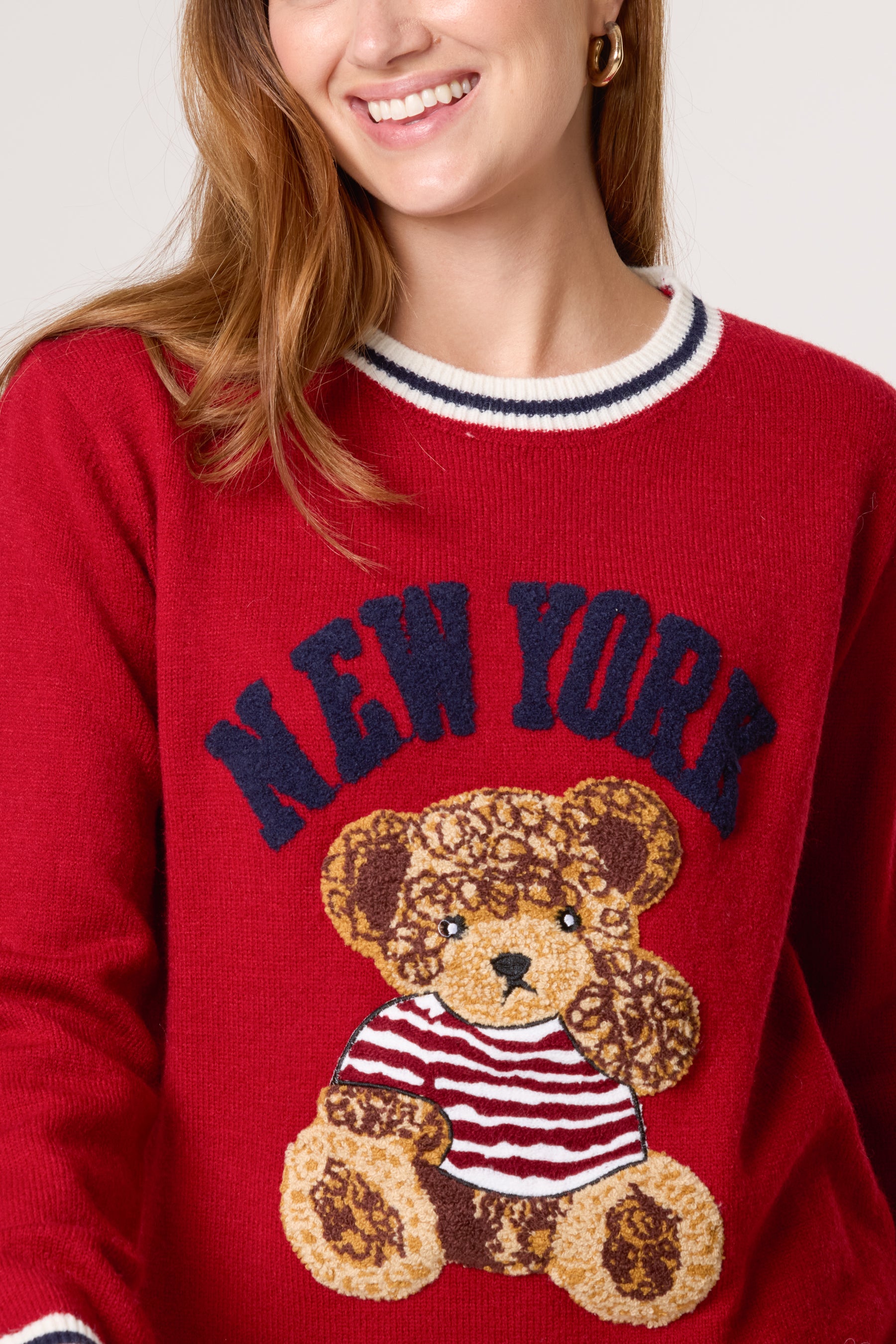 New York Teddy Bear Knit Jumper