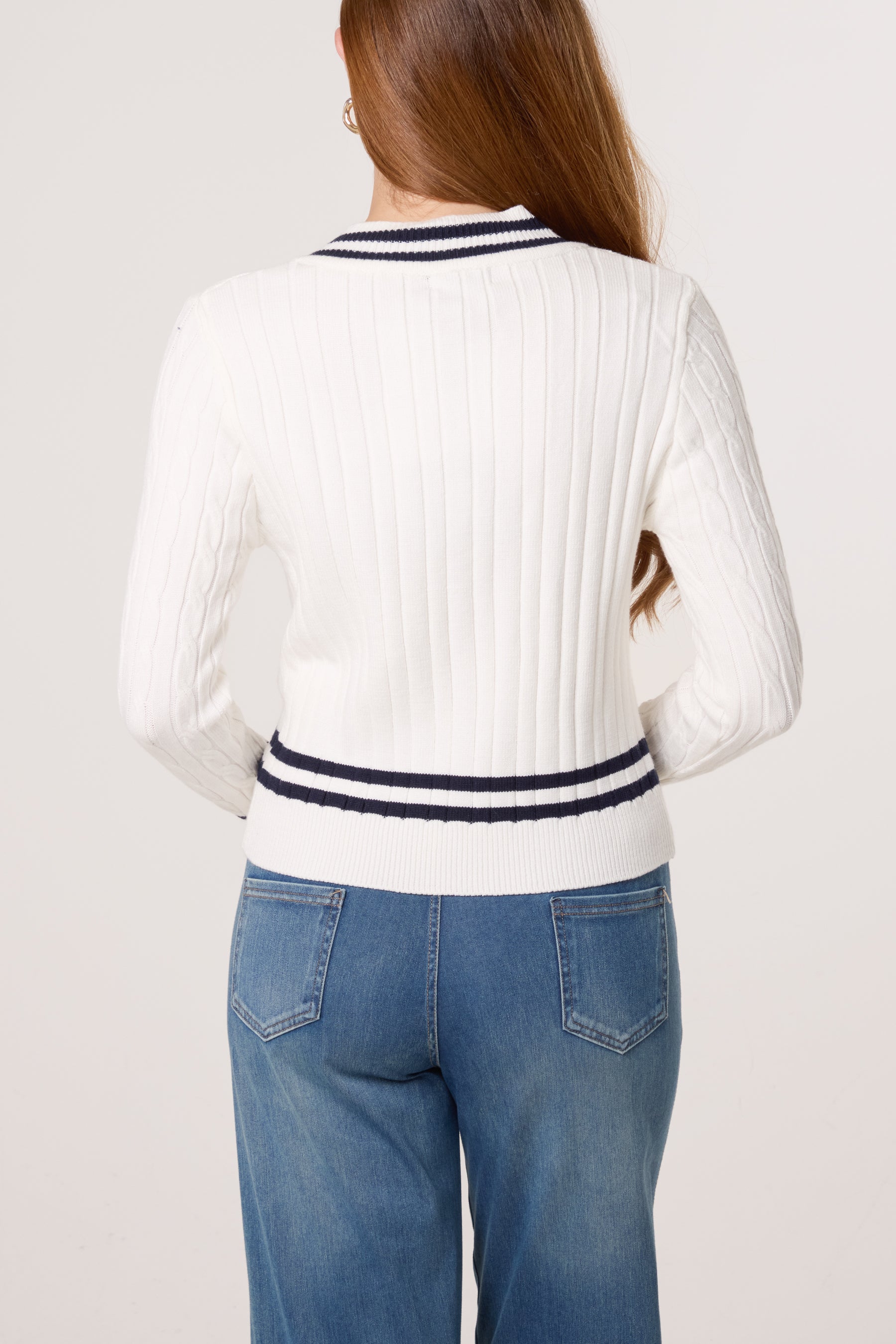 Teddy Bear Cricket Knit Jumper
