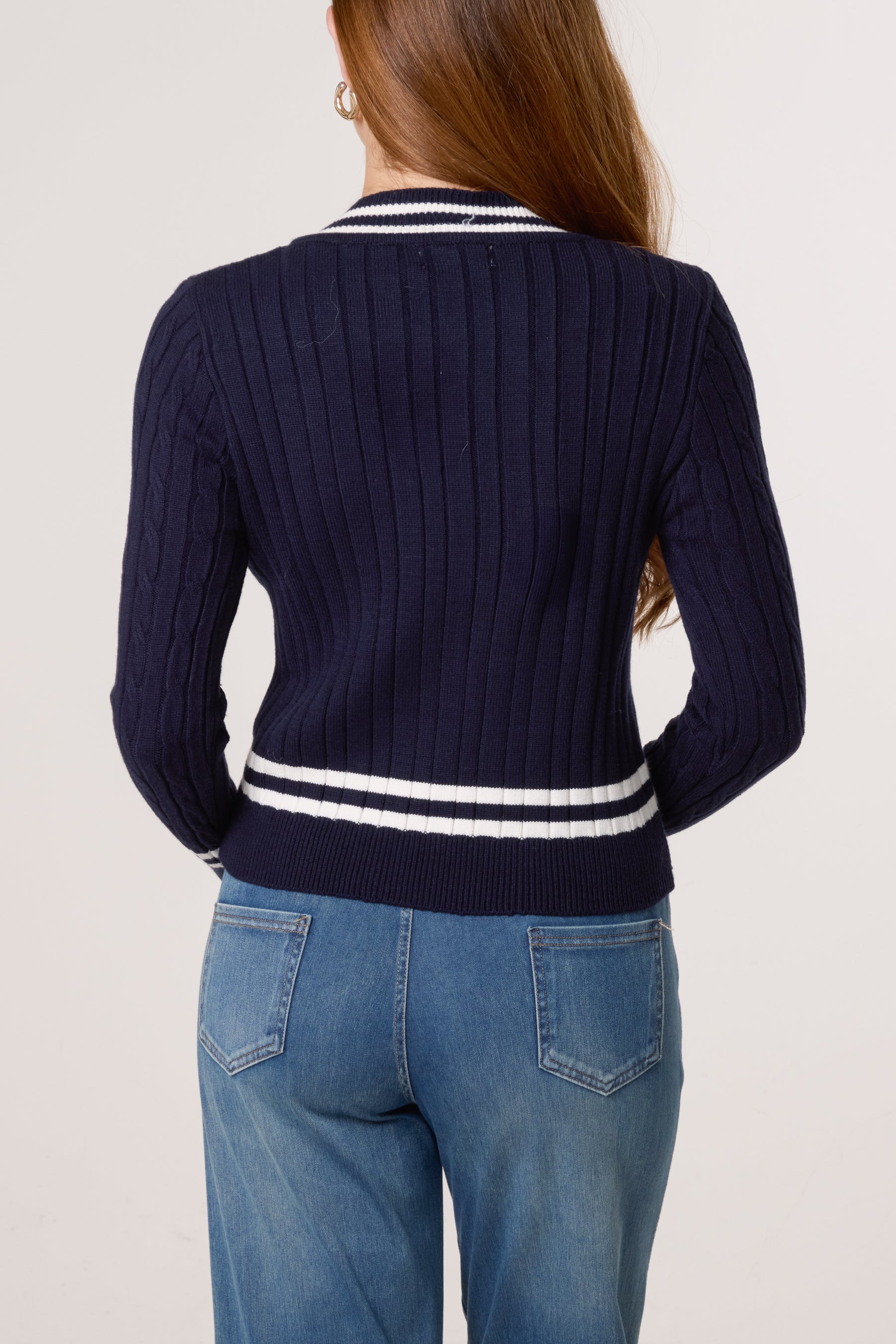 Teddy Bear Cricket Knit Jumper