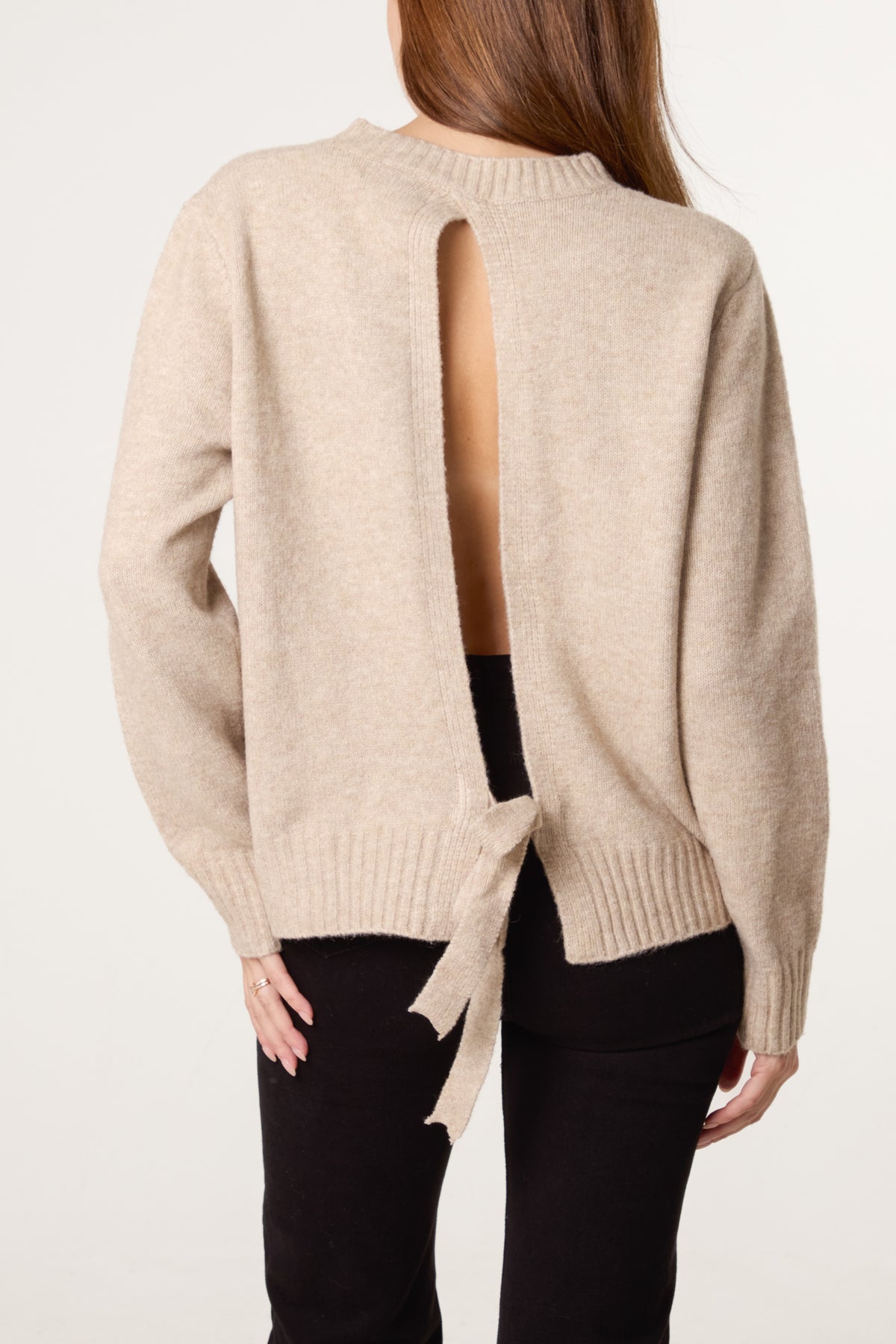 Open Back Knot Jumper